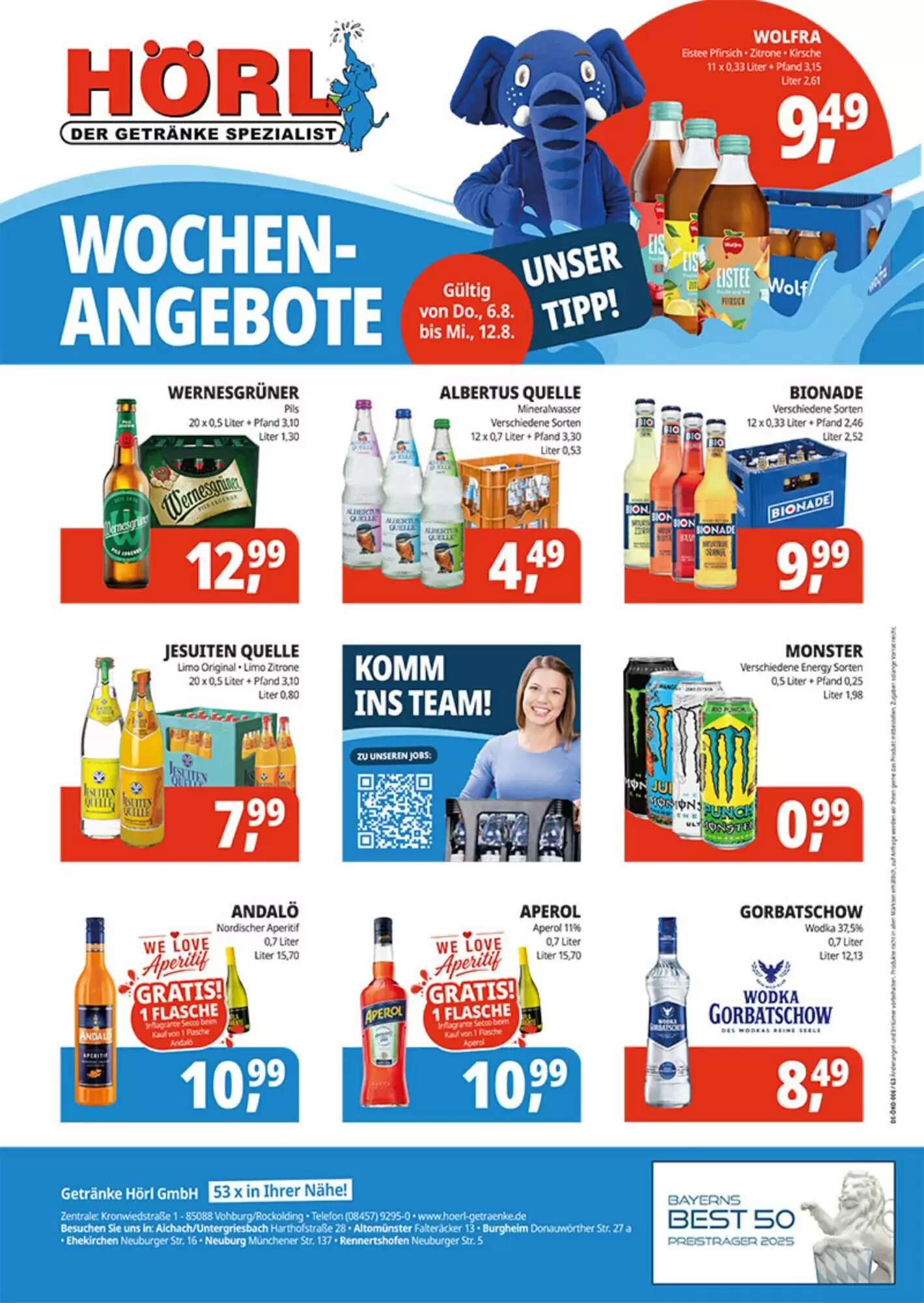 Hörl Getränke Prospekt (ab 06.08.2026) zum Blättern - Seite 2