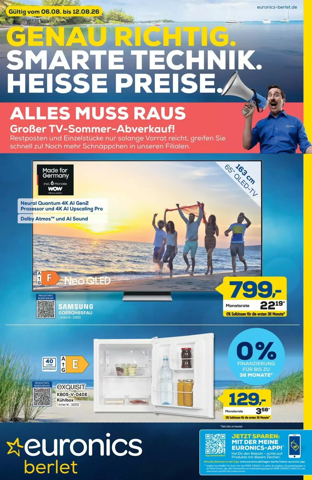 Euronics Prospekt (ab 06.08.2026) zum Blättern - Seite 1
