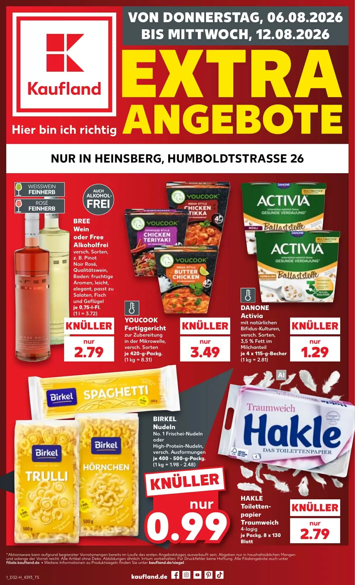 Kaufland Prospekt (ab 06.08.2026) zum Blättern - Seite 1