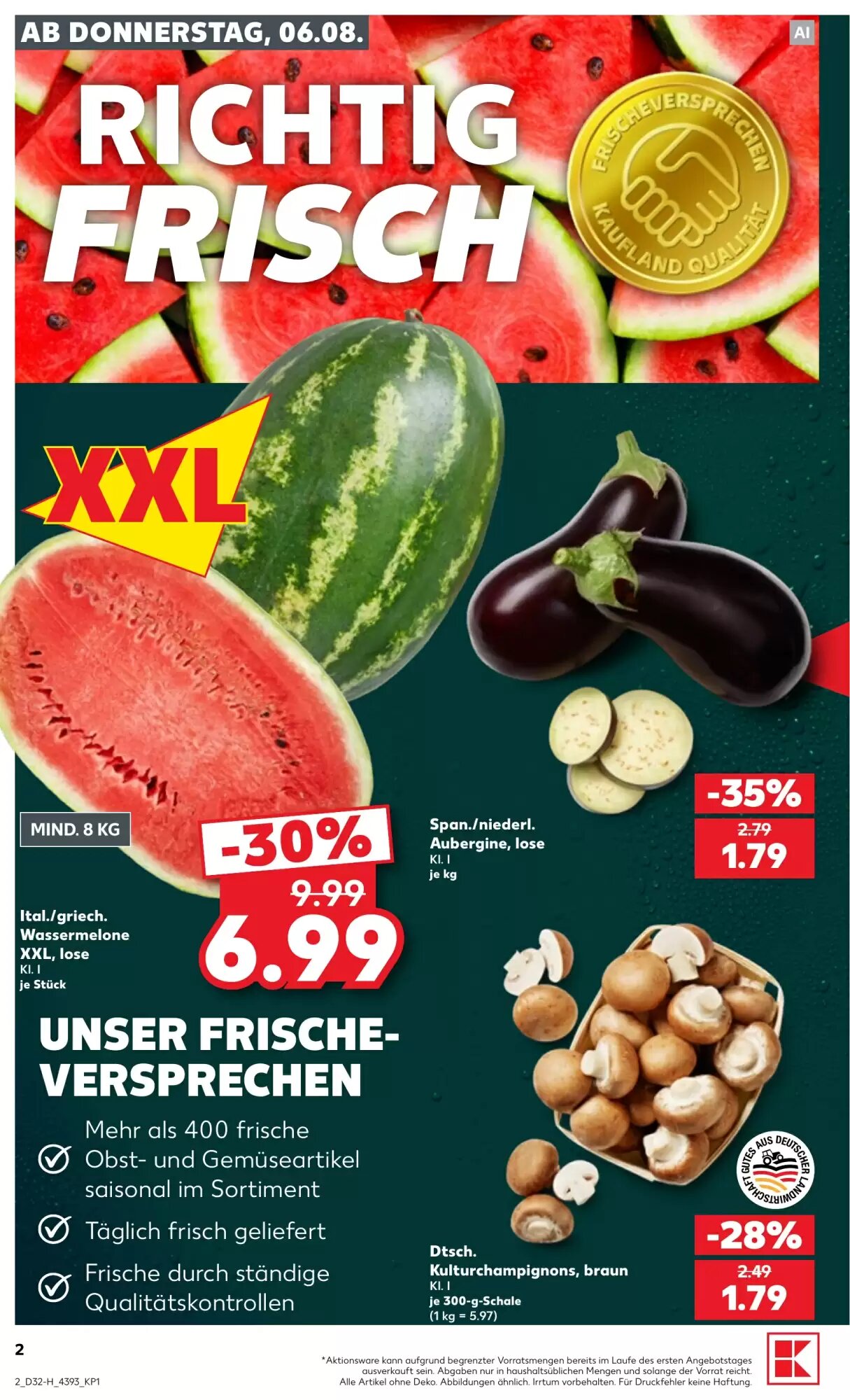 Kaufland Prospekt (ab 06.08.2026) zum Blättern - Seite 2