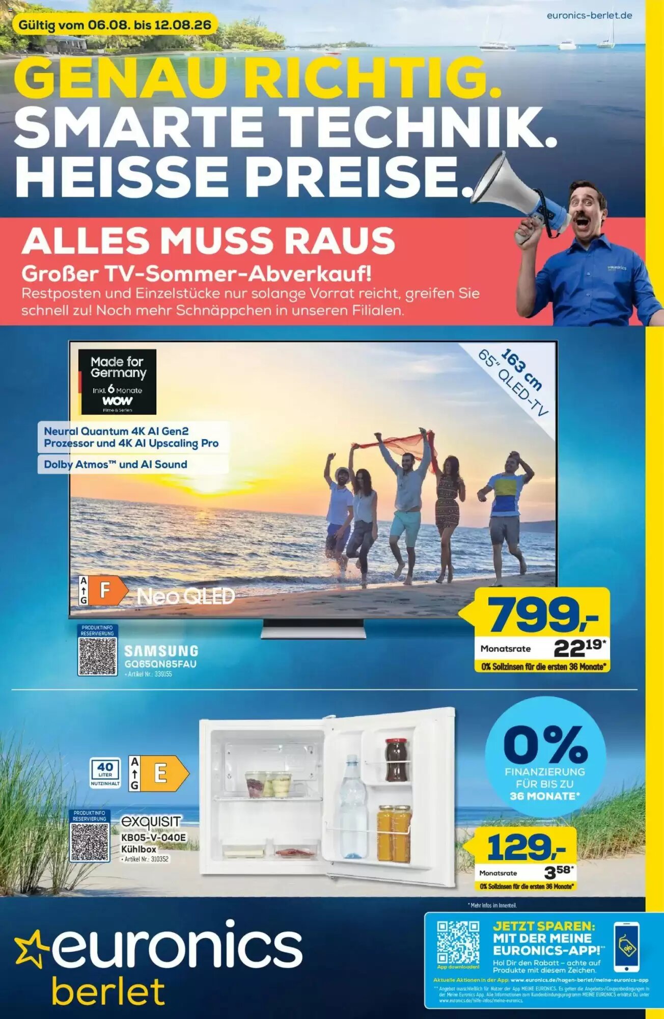 Euronics Prospekt (ab 06.08.2026) zum Blättern - Seite 1