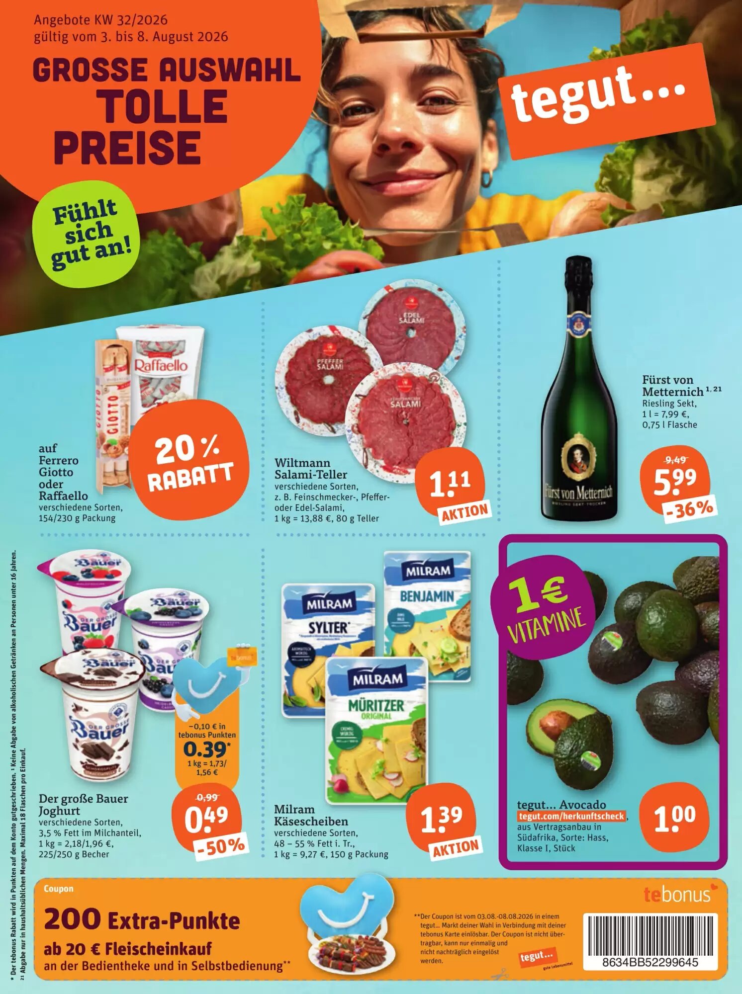 tegut Prospekt (ab 07.08.2026) zum Blättern - Seite 3