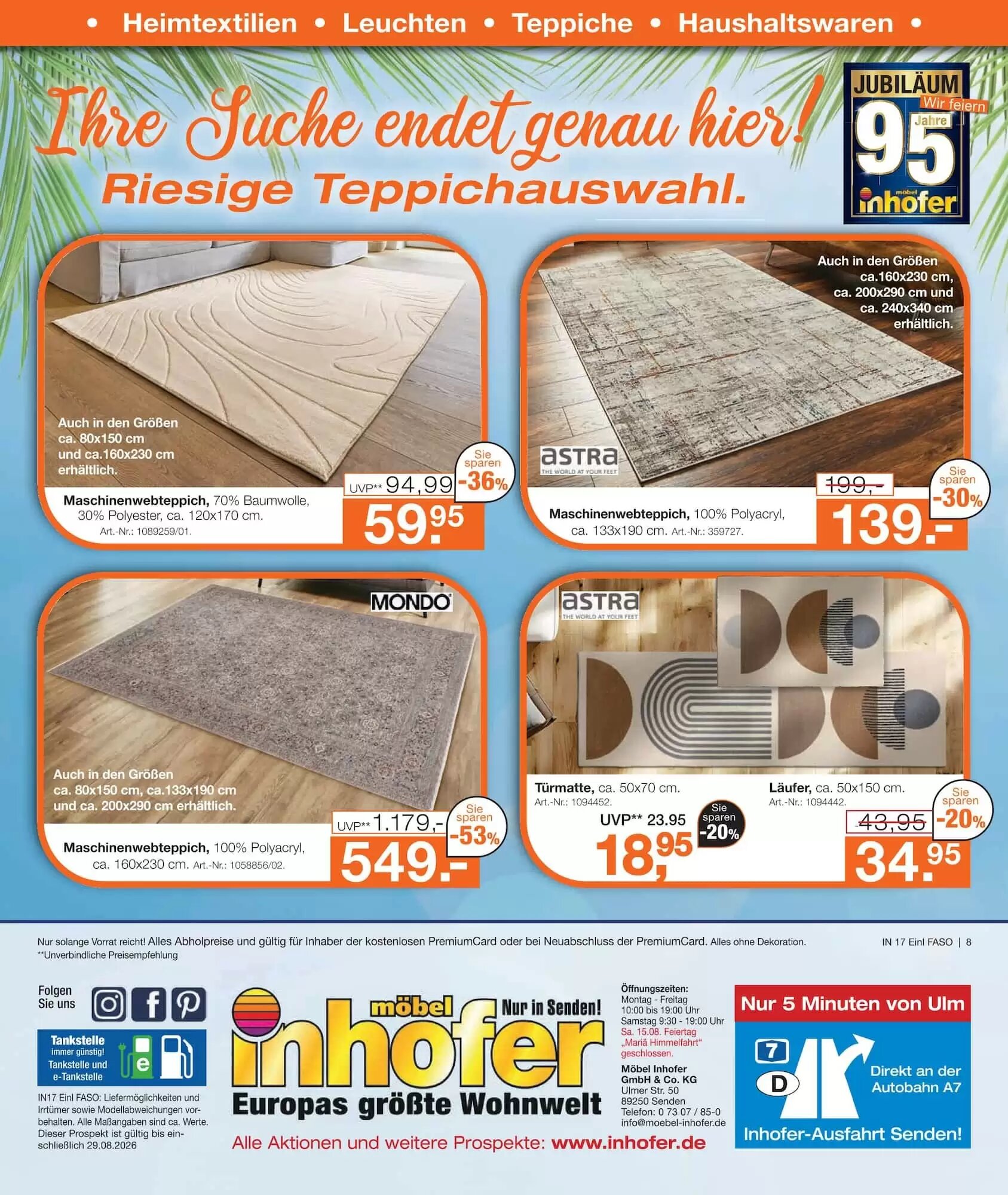 Möbel Inhofer Prospekt (ab 07.08.2026) zum Blättern - Seite 8