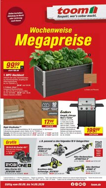 toom Baumarkt Prospekt (ab 08.08.2026) zum Blättern