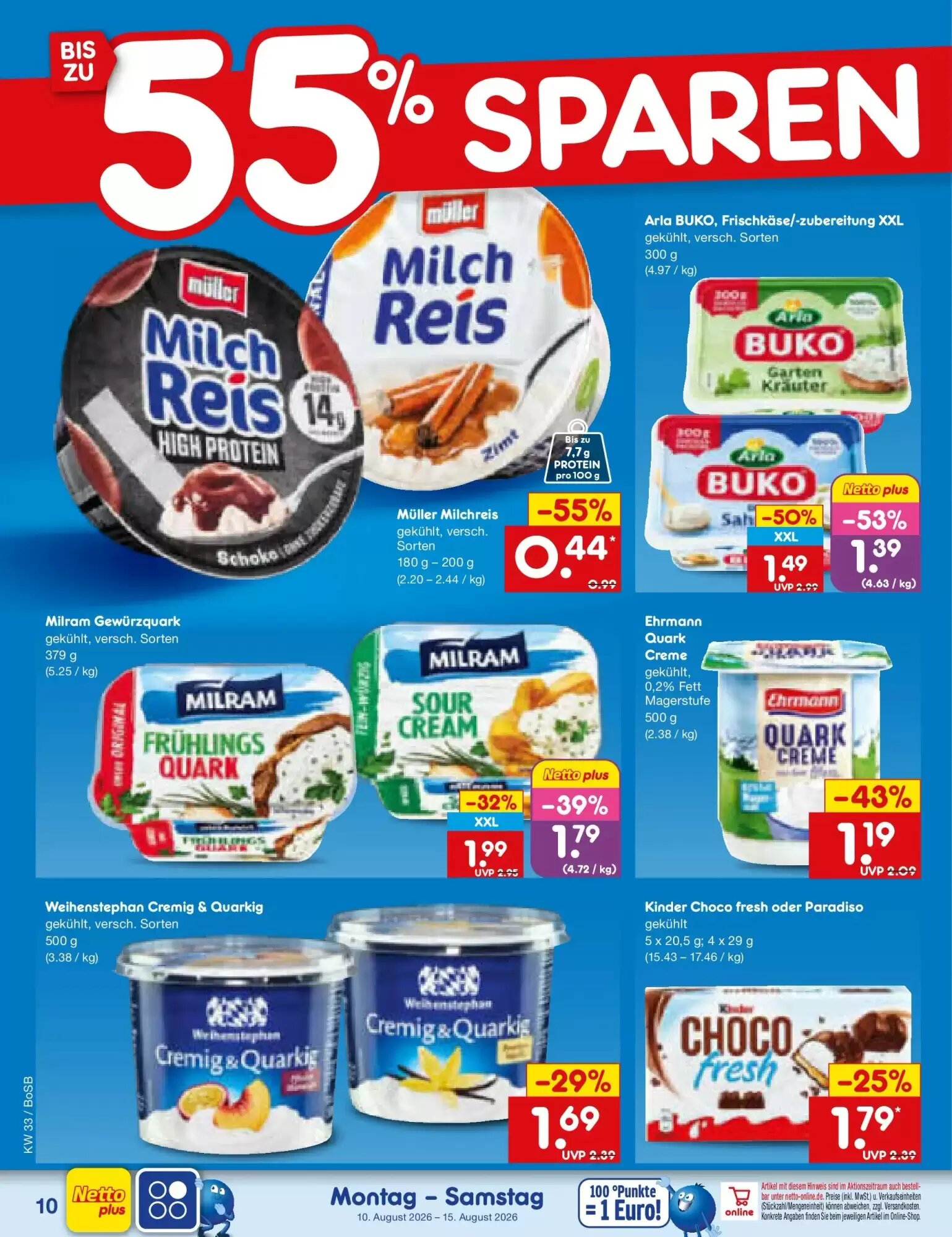 Netto Marken-Discount Prospekt (ab 09.08.2026) zum Blättern - Seite 10