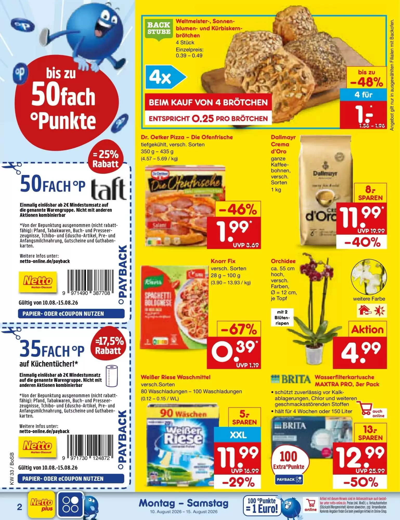 Netto Marken-Discount Prospekt (ab 09.08.2026) zum Blättern - Seite 2