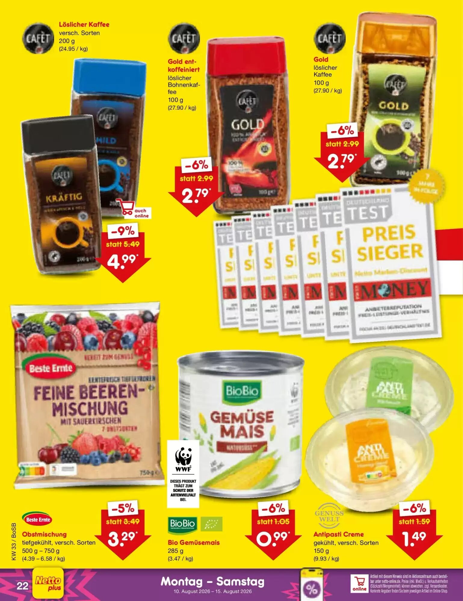 Netto Marken-Discount Prospekt (ab 09.08.2026) zum Blättern - Seite 32