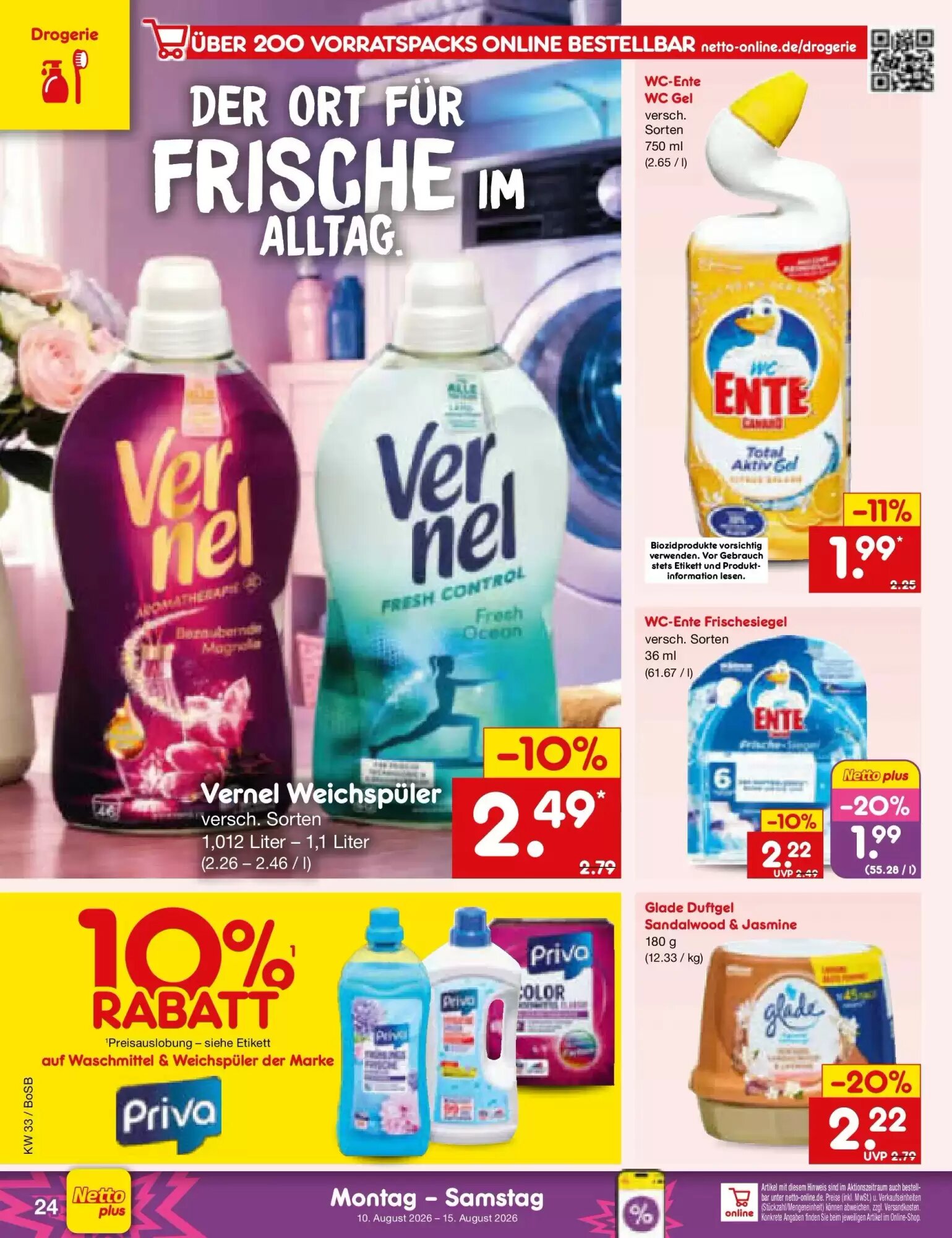 Netto Marken-Discount Prospekt (ab 09.08.2026) zum Blättern - Seite 34