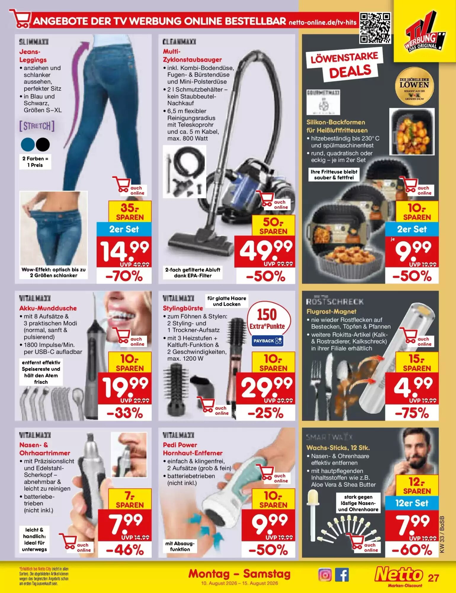 Netto Marken-Discount Prospekt (ab 09.08.2026) zum Blättern - Seite 39