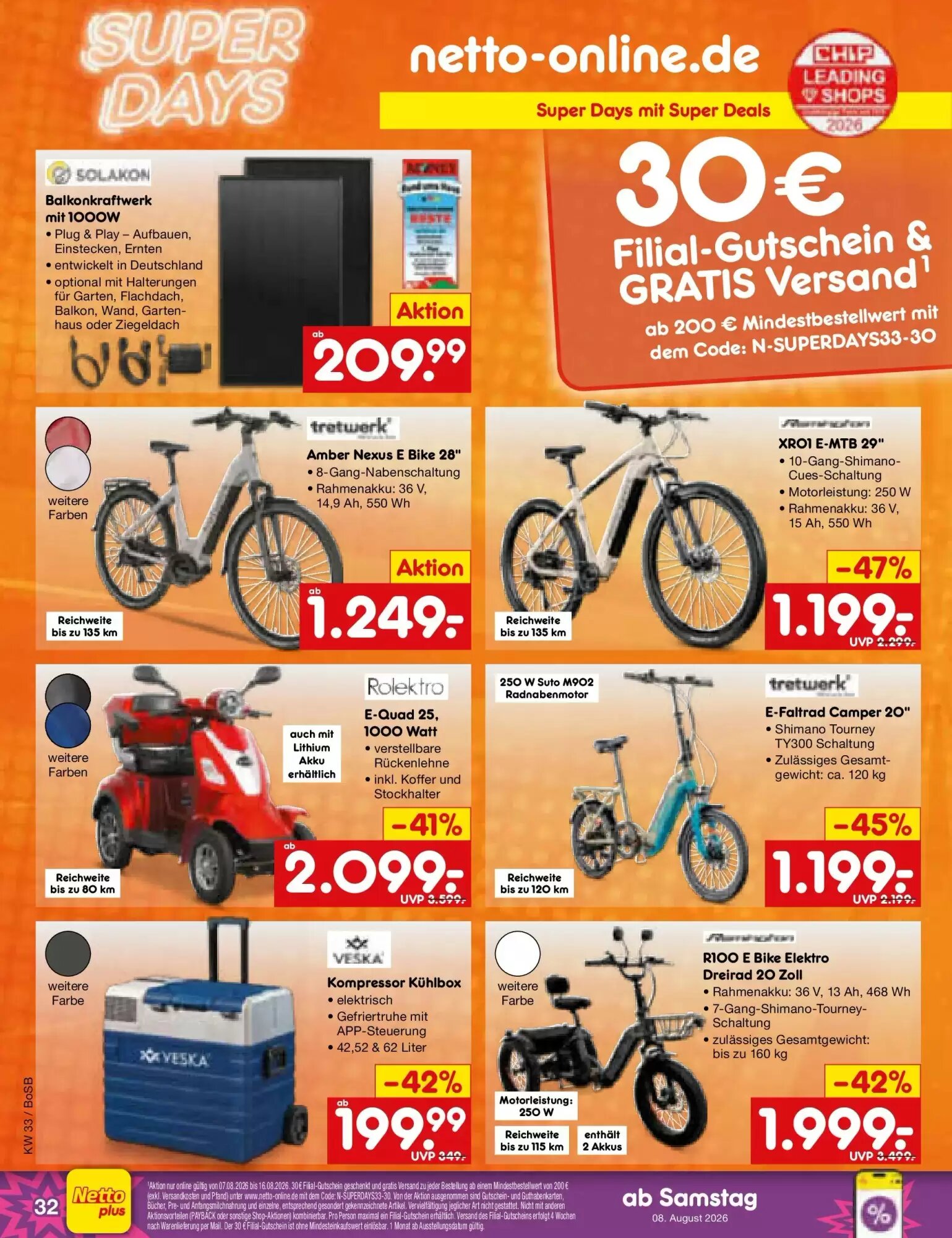 Netto Marken-Discount Prospekt (ab 09.08.2026) zum Blättern - Seite 46
