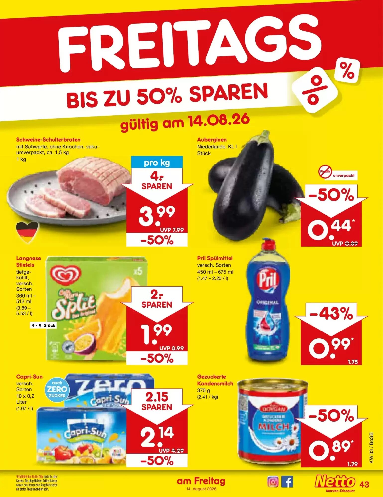 Netto Marken-Discount Prospekt (ab 09.08.2026) zum Blättern - Seite 59