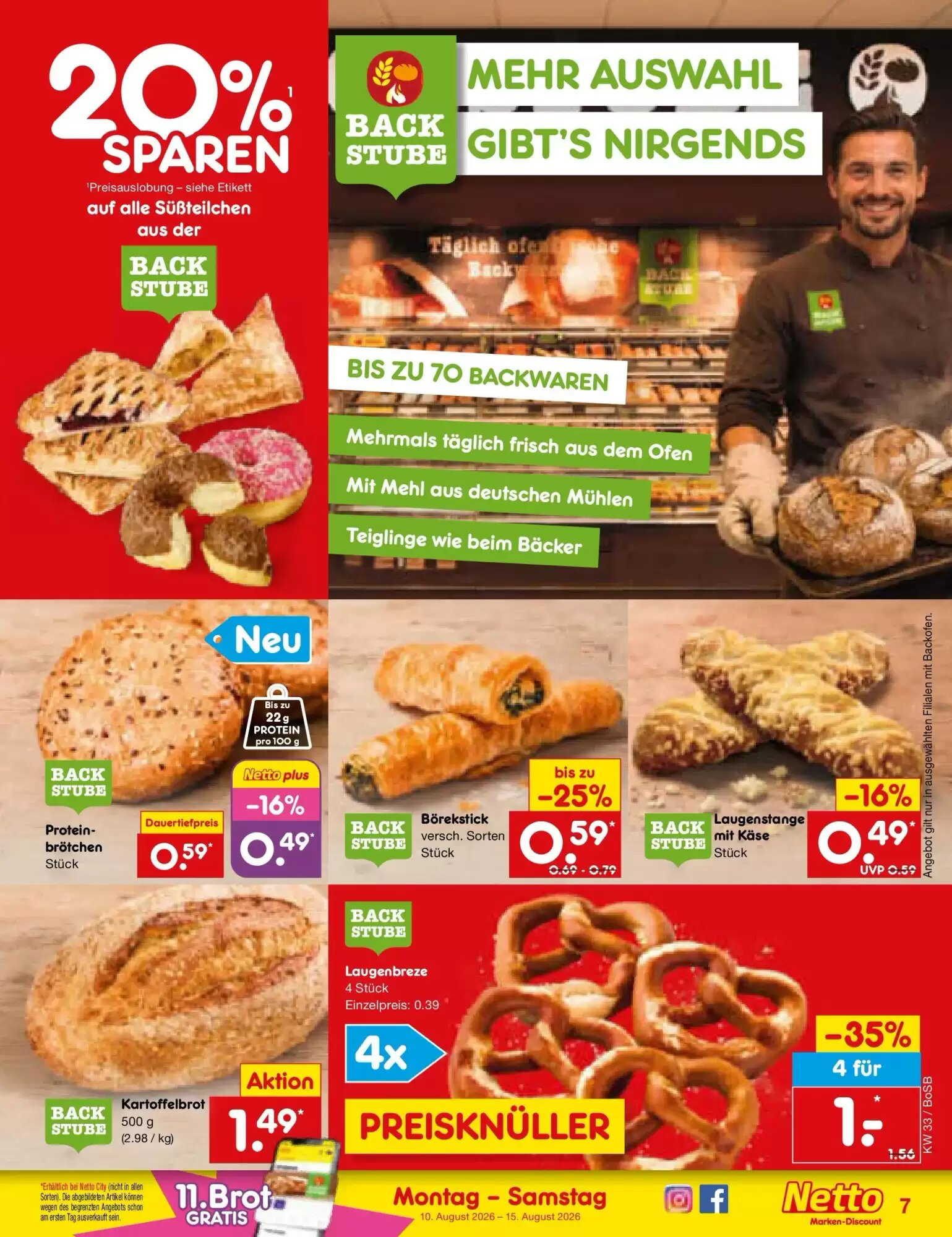 Netto Marken-Discount Prospekt (ab 09.08.2026) zum Blättern - Seite 7