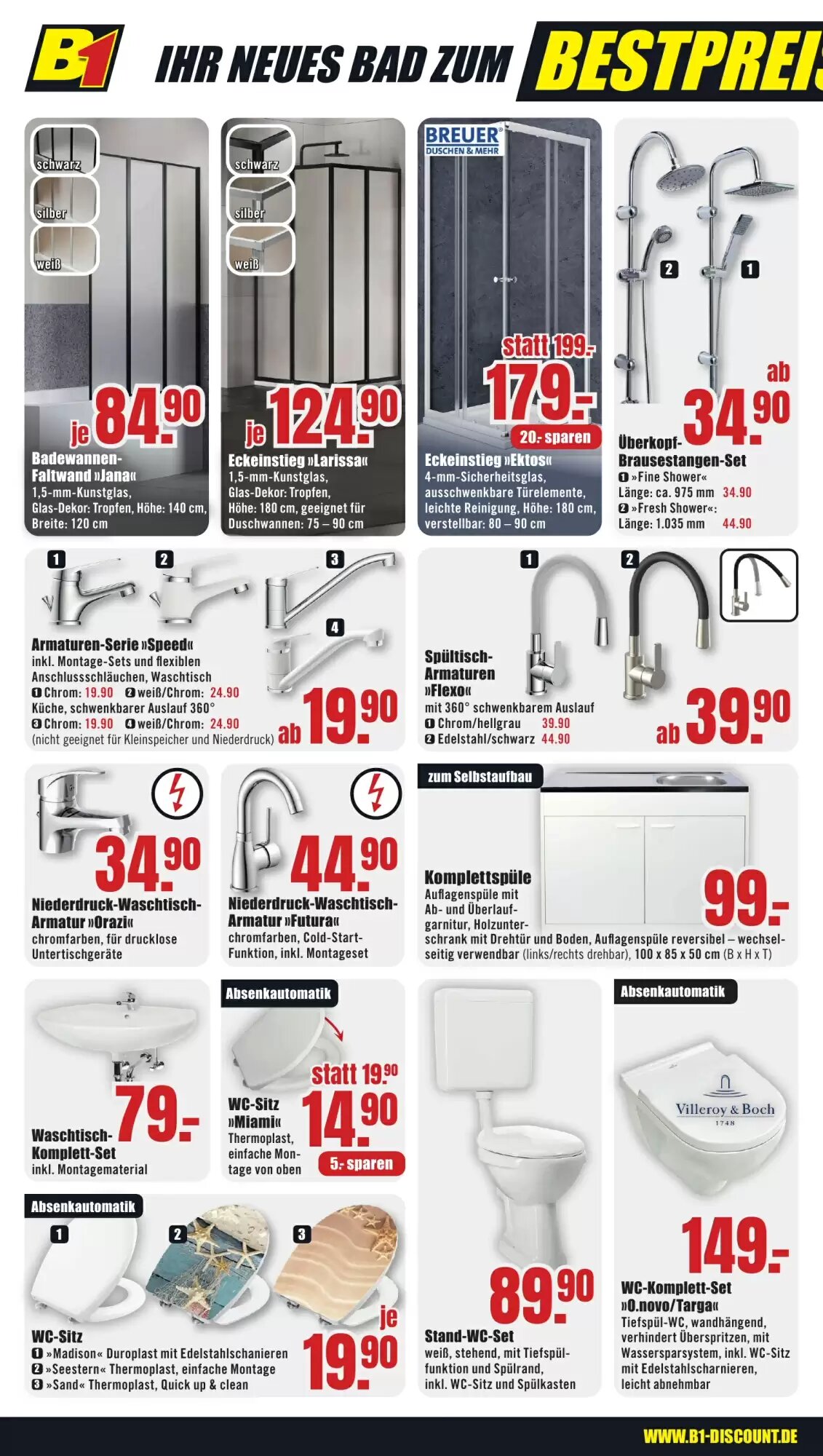 B1 Discount Baumarkt Prospekt (ab 09.08.2026) zum Blättern - Seite 6