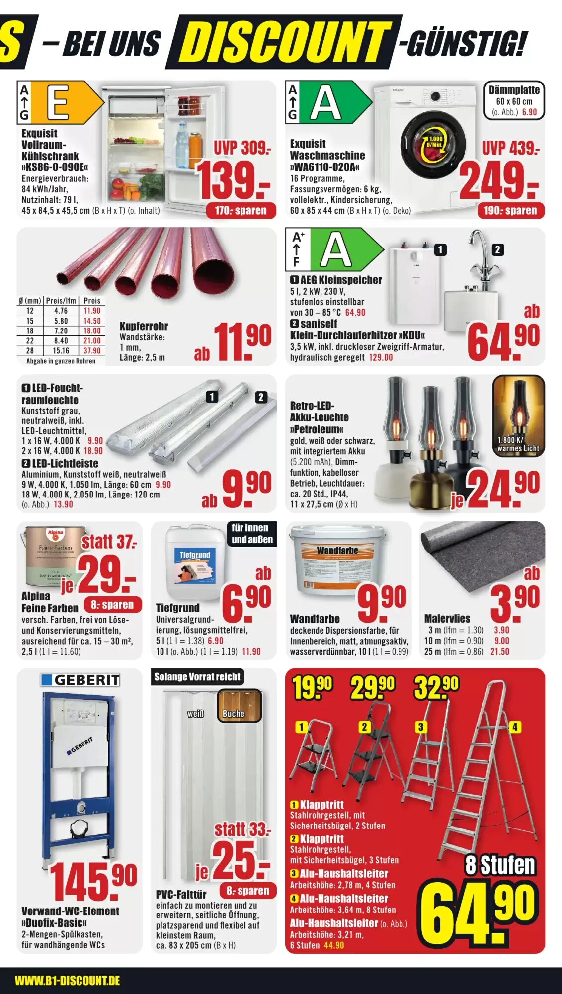 B1 Discount Baumarkt Prospekt (ab 09.08.2026) zum Blättern - Seite 7