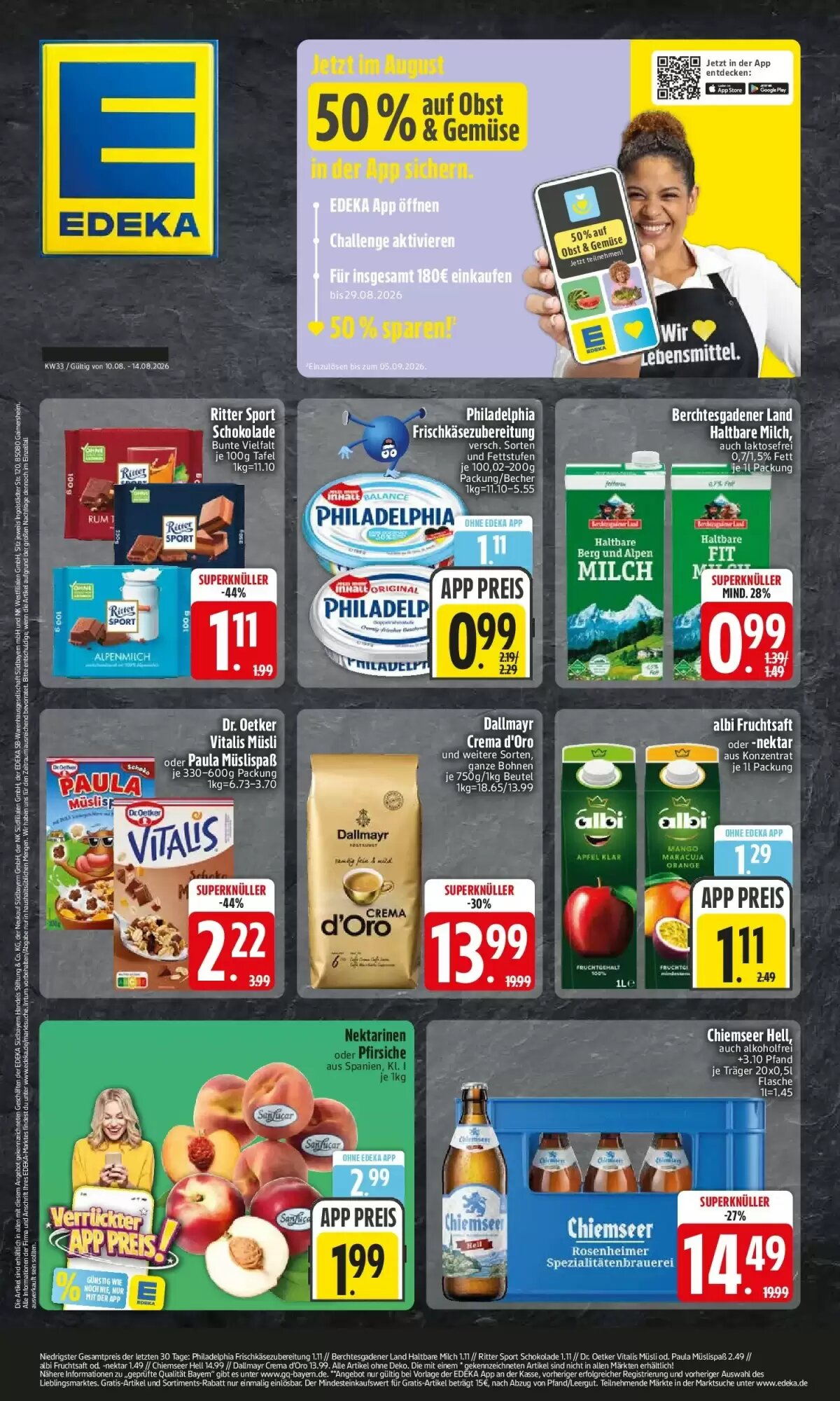 Edeka Xpress Prospekt (ab 09.08.2026) zum Blättern - Seite 1