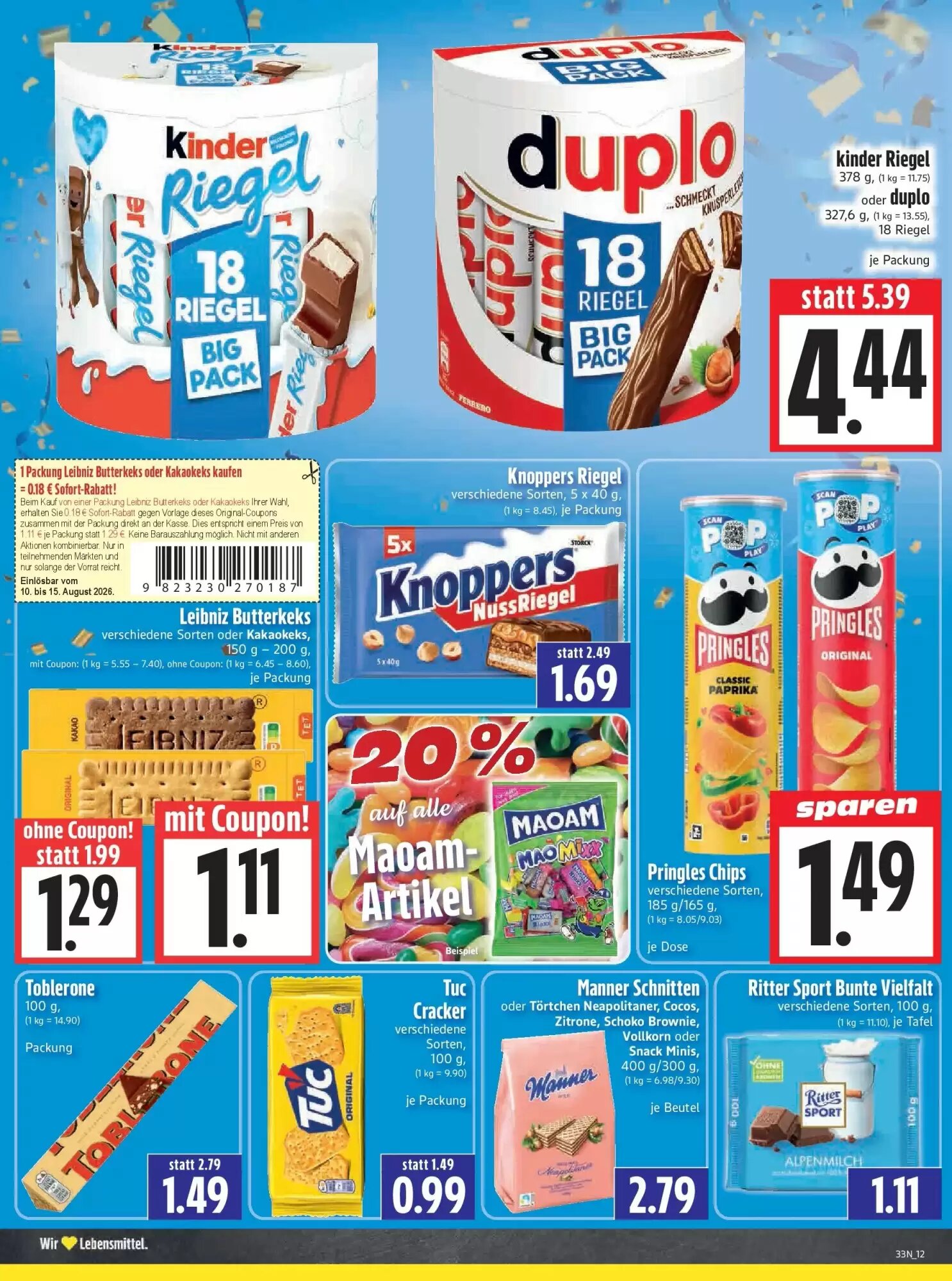 EDEKA Hahner Prospekt (ab 09.08.2026) zum Blättern - Seite 14