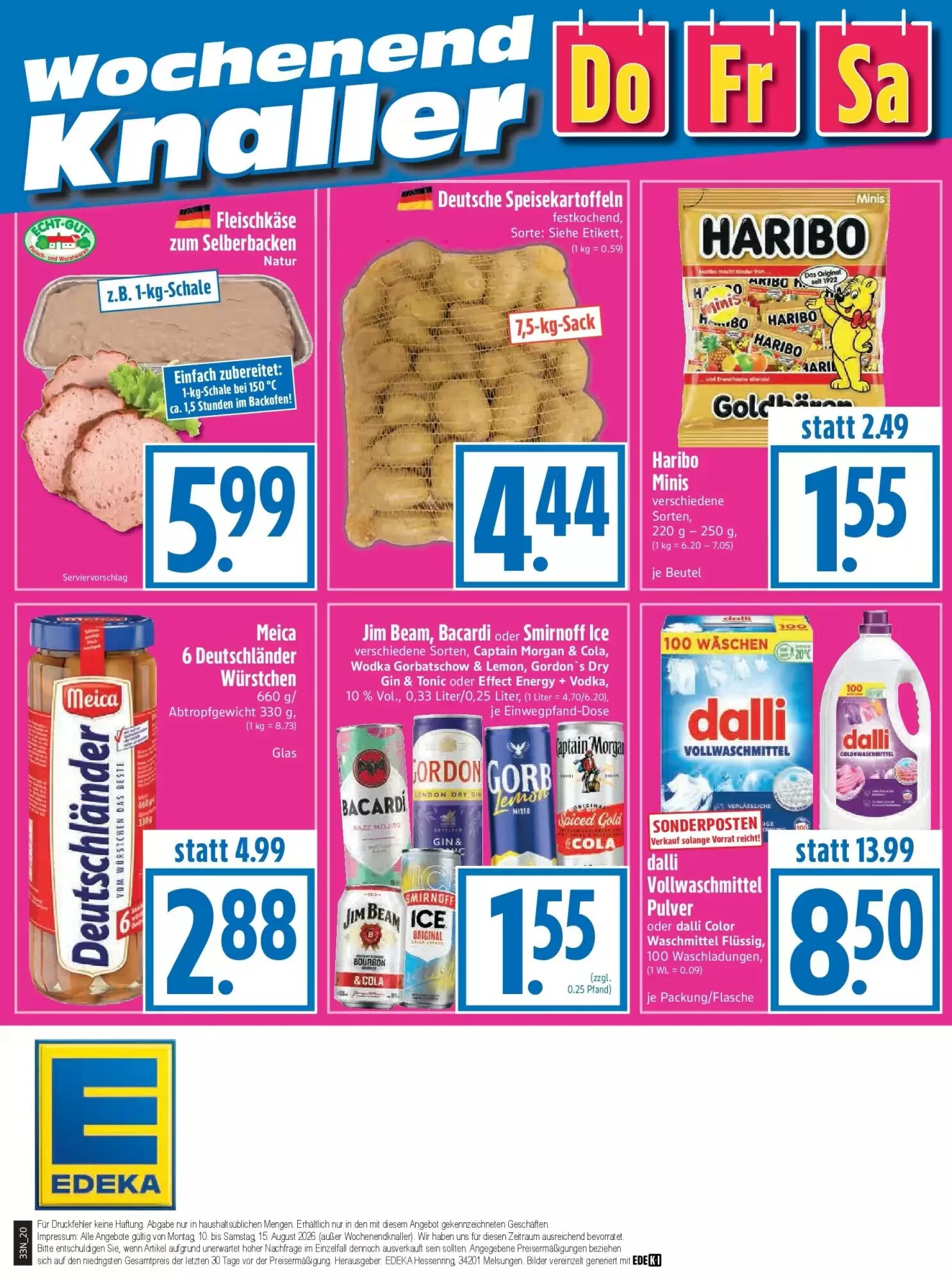EDEKA Hahner Prospekt (ab 09.08.2026) zum Blättern - Seite 22
