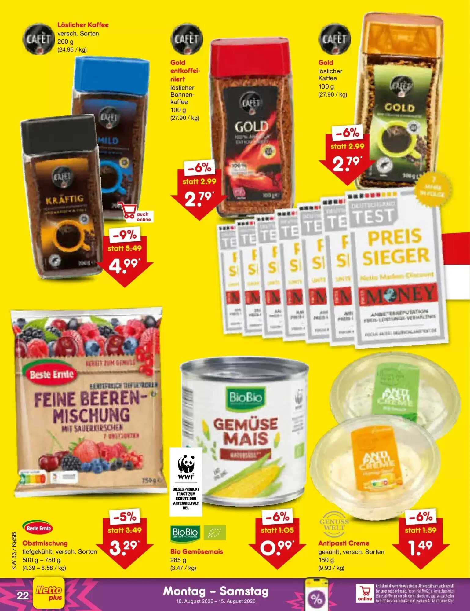 Netto Marken-Discount Prospekt (ab 09.08.2026) zum Blättern - Seite 32