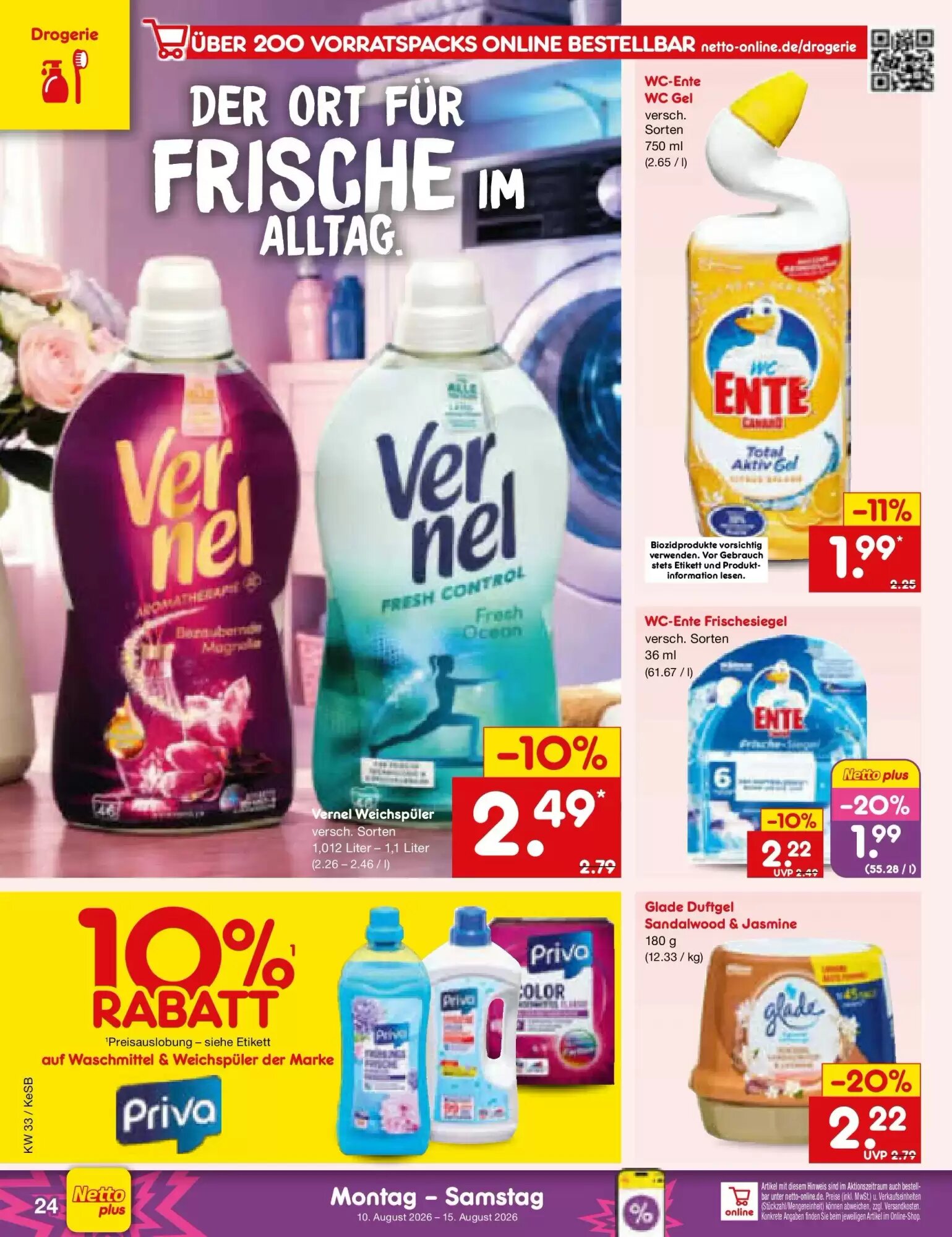 Netto Marken-Discount Prospekt (ab 09.08.2026) zum Blättern - Seite 34