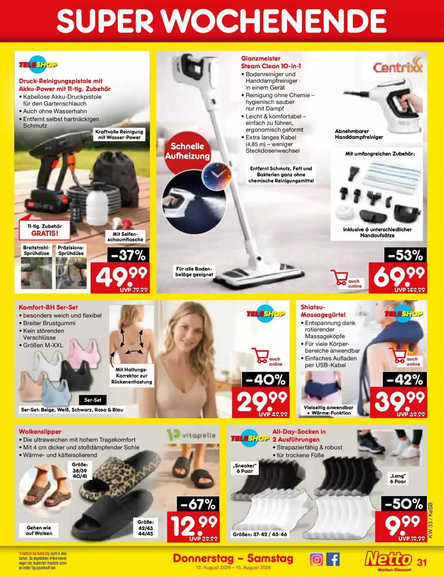 Netto Marken-Discount Prospekt (ab 09.08.2026) zum Blättern - Seite 45
