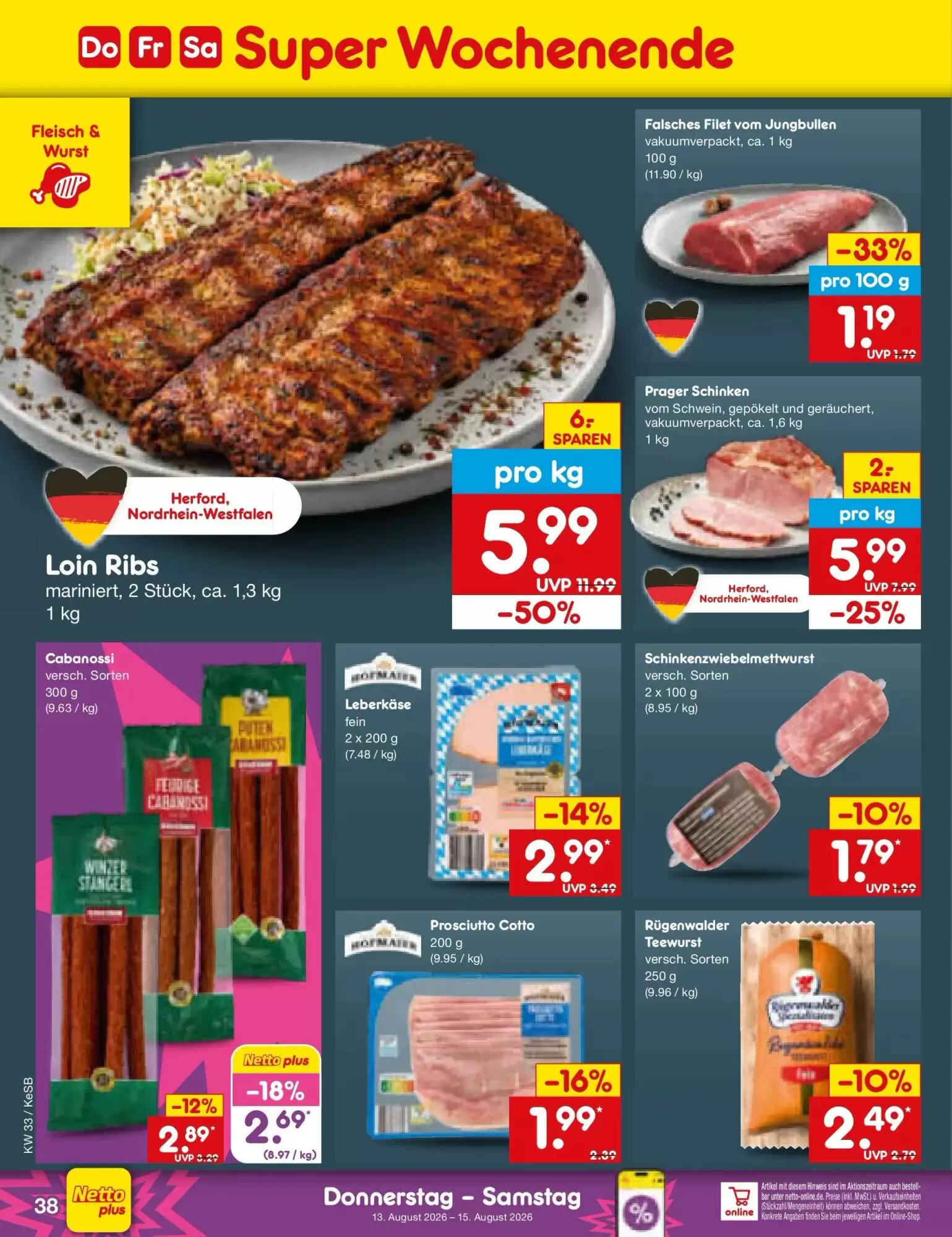 Netto Marken-Discount Prospekt (ab 09.08.2026) zum Blättern - Seite 54