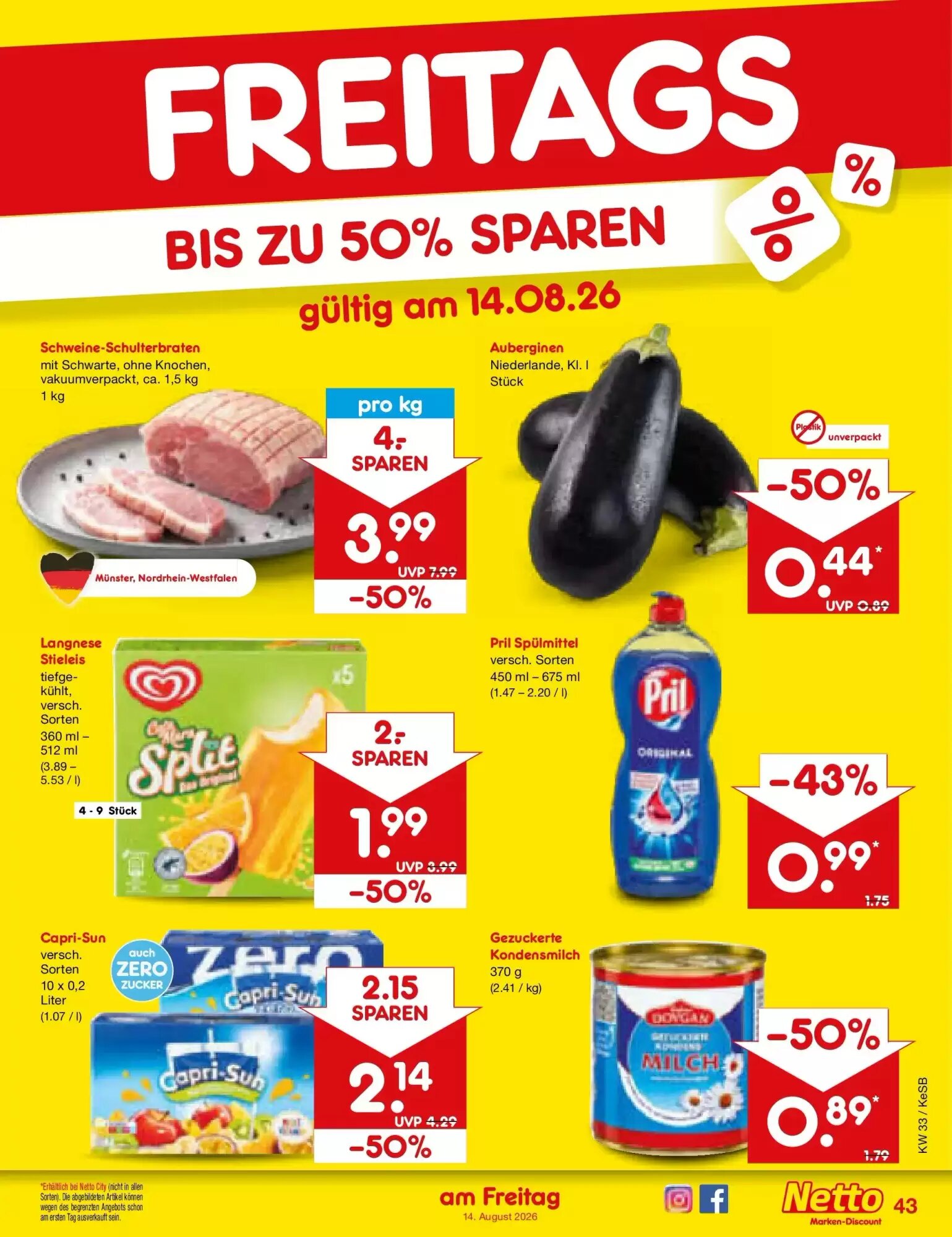 Netto Marken-Discount Prospekt (ab 09.08.2026) zum Blättern - Seite 59
