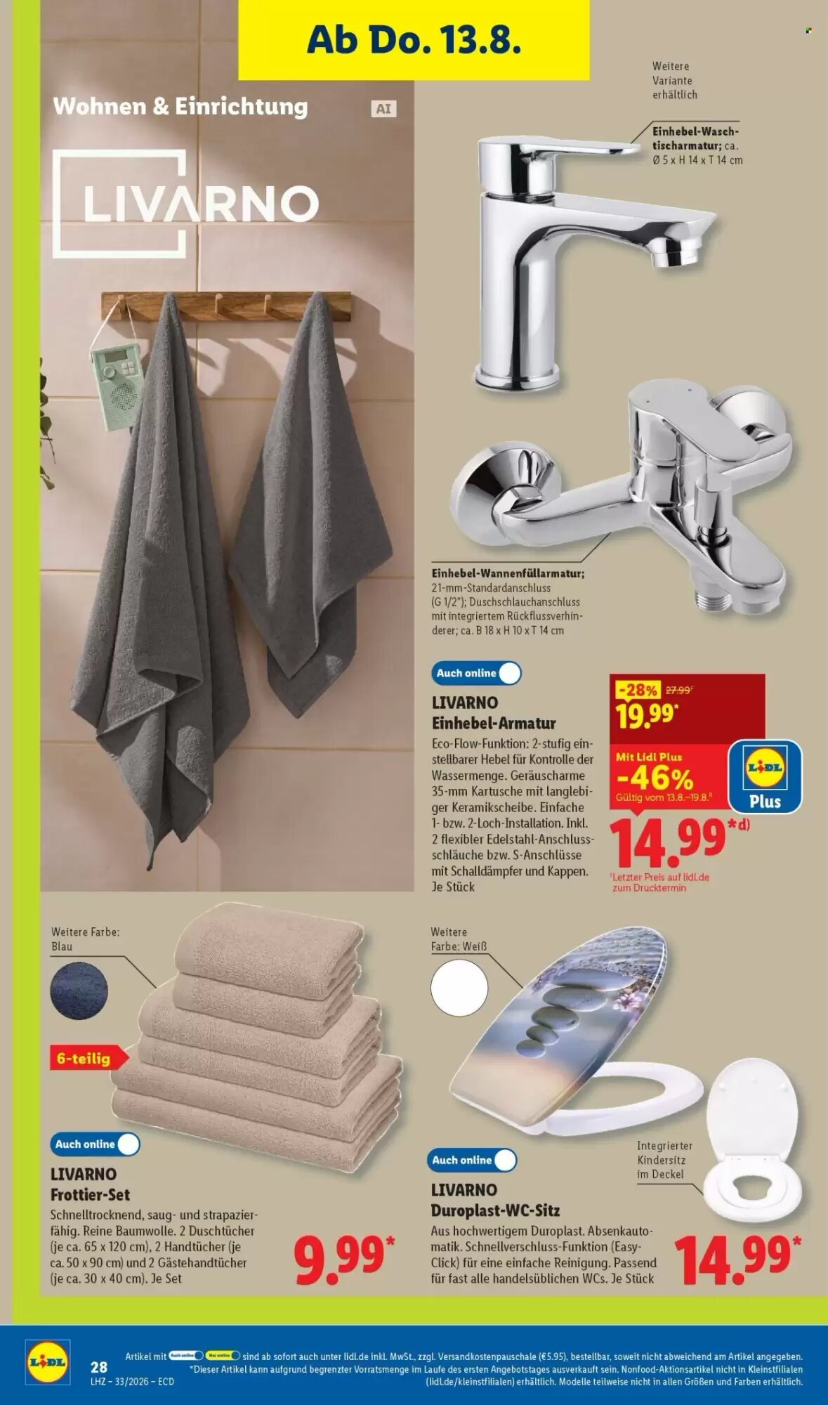 Lidl Prospekt (ab 10.08.2026) zum Blättern - Seite 28