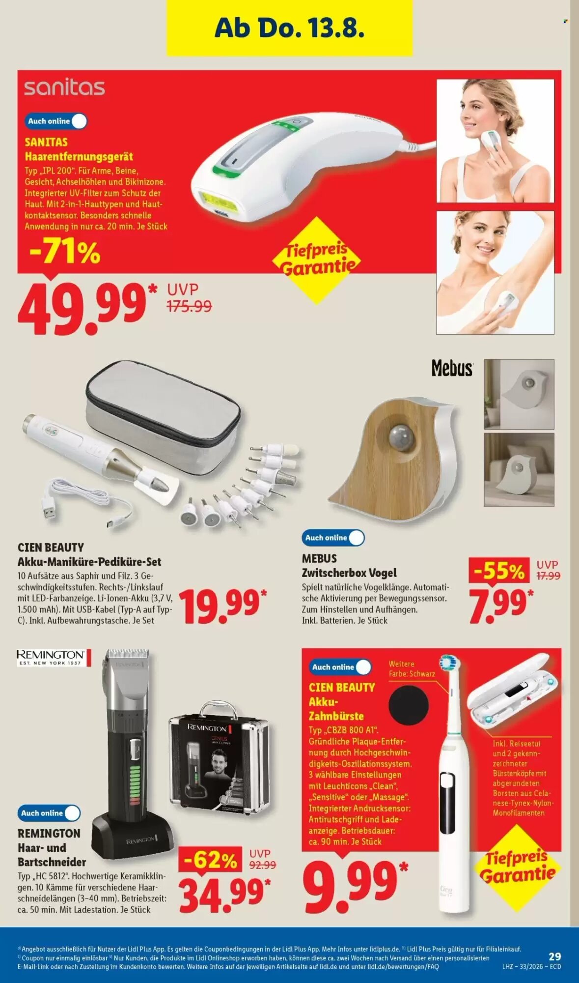 Lidl Prospekt (ab 10.08.2026) zum Blättern - Seite 29