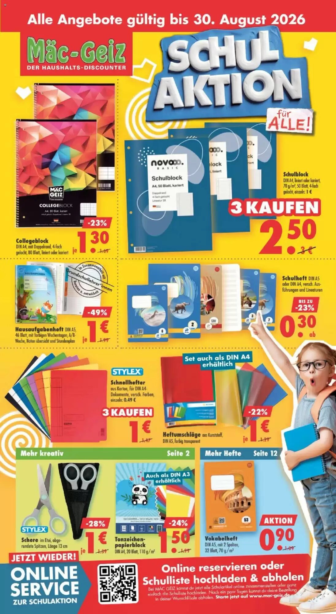 Mäc Geiz Prospekt (ab 10.08.2026) zum Blättern - Seite 1