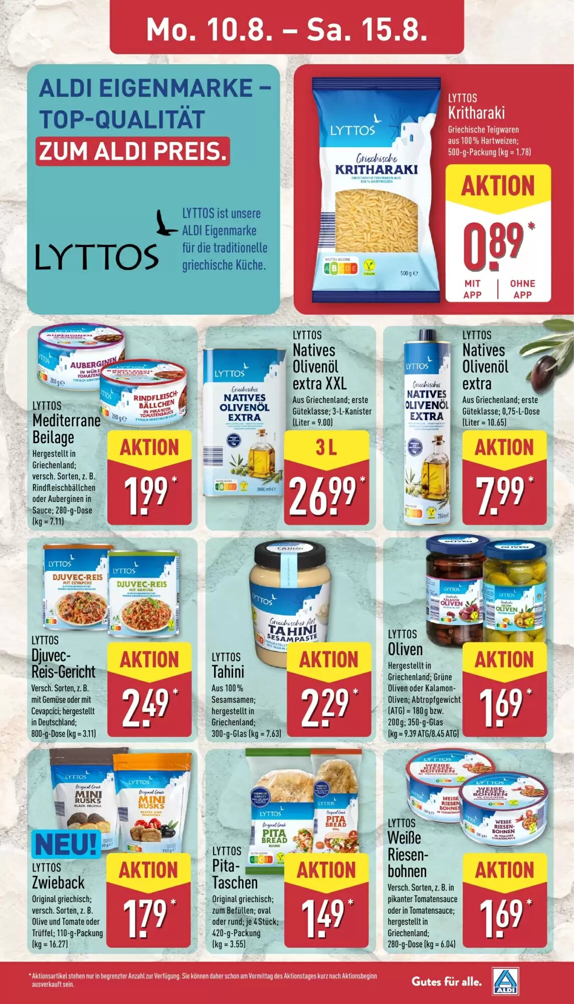 Aldi Nord Prospekt (ab 10.08.2026) zum Blättern - Seite 13