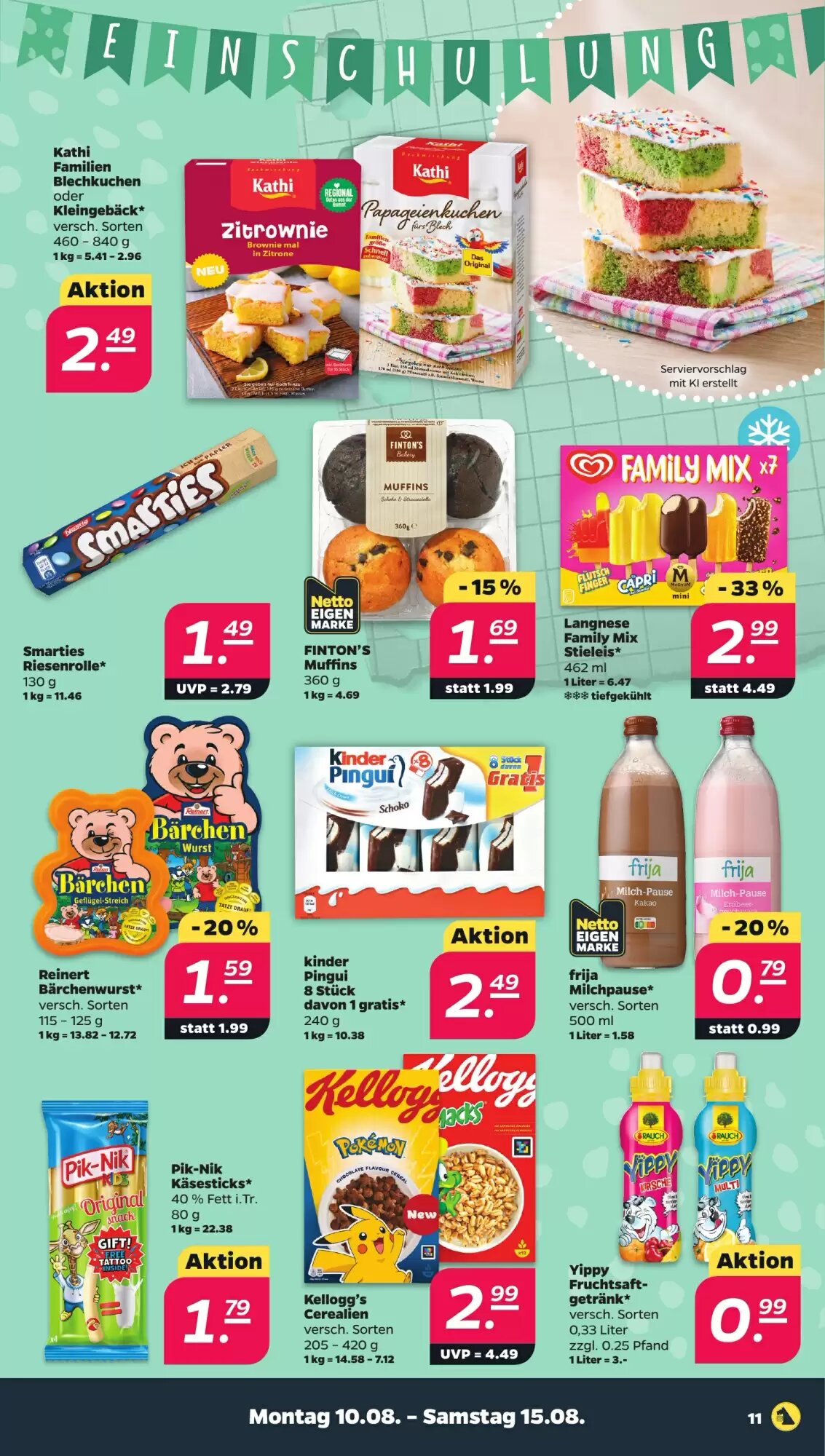 NETTO Prospekt (ab 10.08.2026) zum Blättern - Seite 13