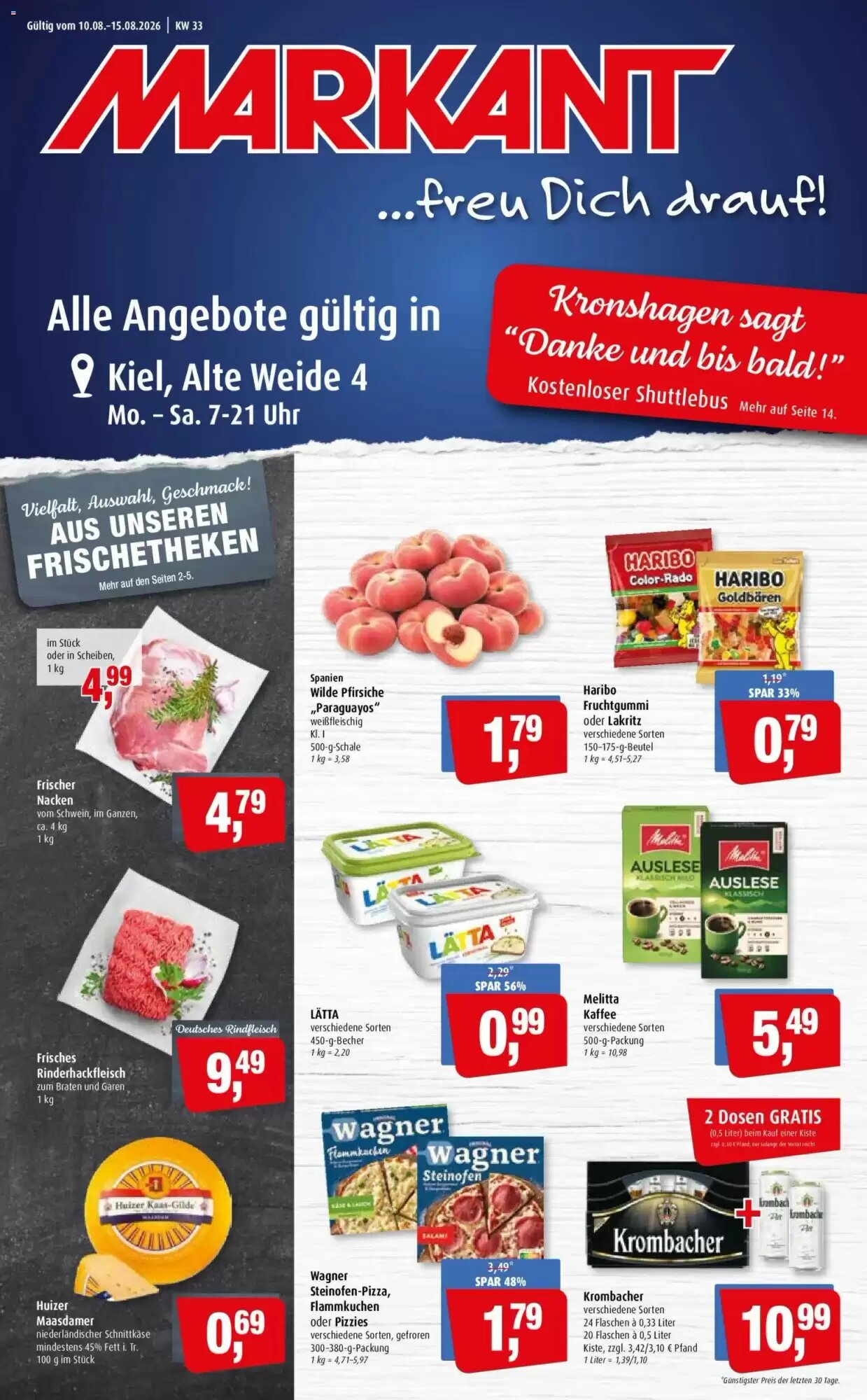 Markant Prospekt (ab 10.08.2026) zum Blättern - Seite 1