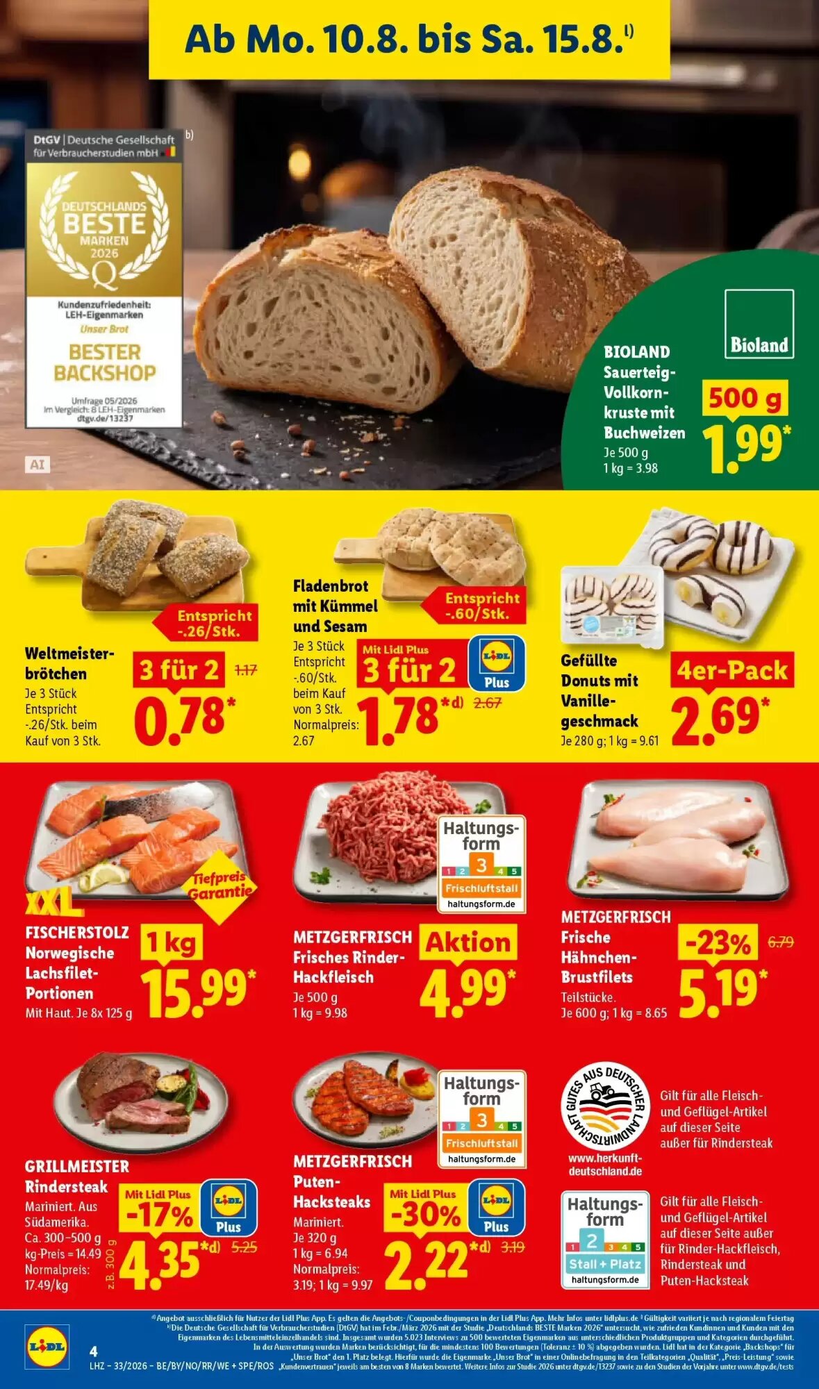 Lidl Prospekt (ab 10.08.2026) zum Blättern - Seite 10