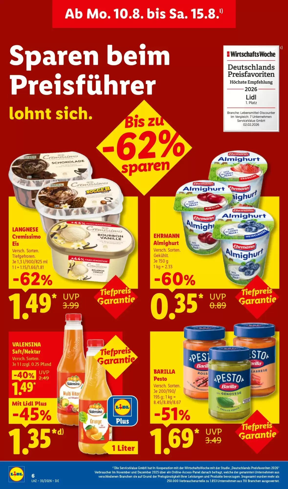 Lidl Prospekt (ab 10.08.2026) zum Blättern - Seite 18