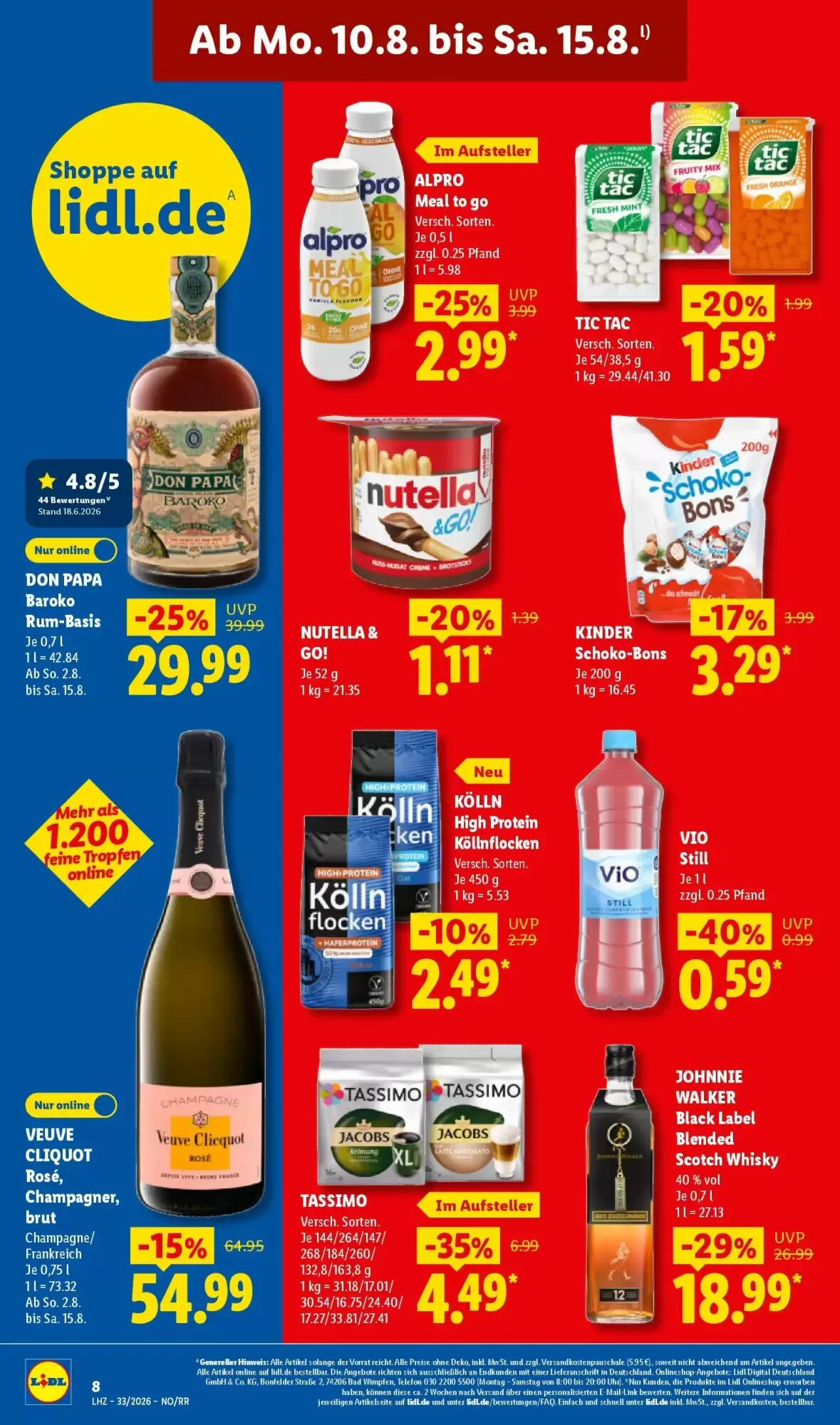 Lidl Prospekt (ab 10.08.2026) zum Blättern - Seite 20