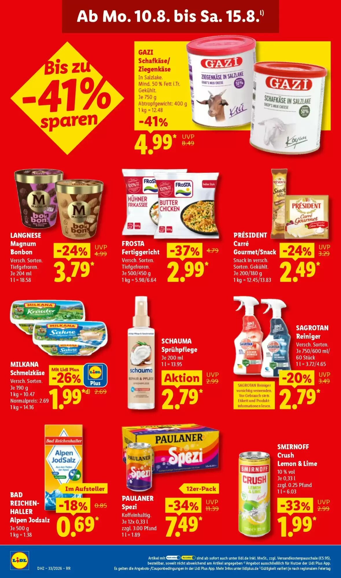 Lidl Prospekt (ab 10.08.2026) zum Blättern - Seite 22