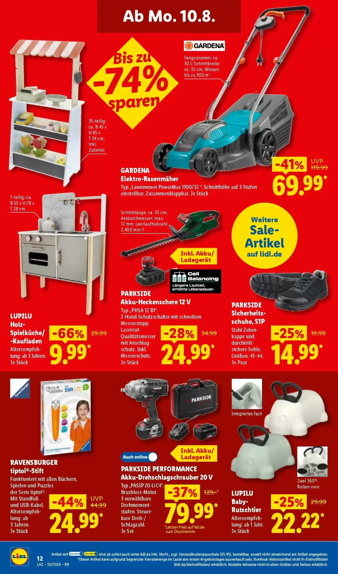 Lidl Prospekt (ab 10.08.2026) zum Blättern - Seite 28