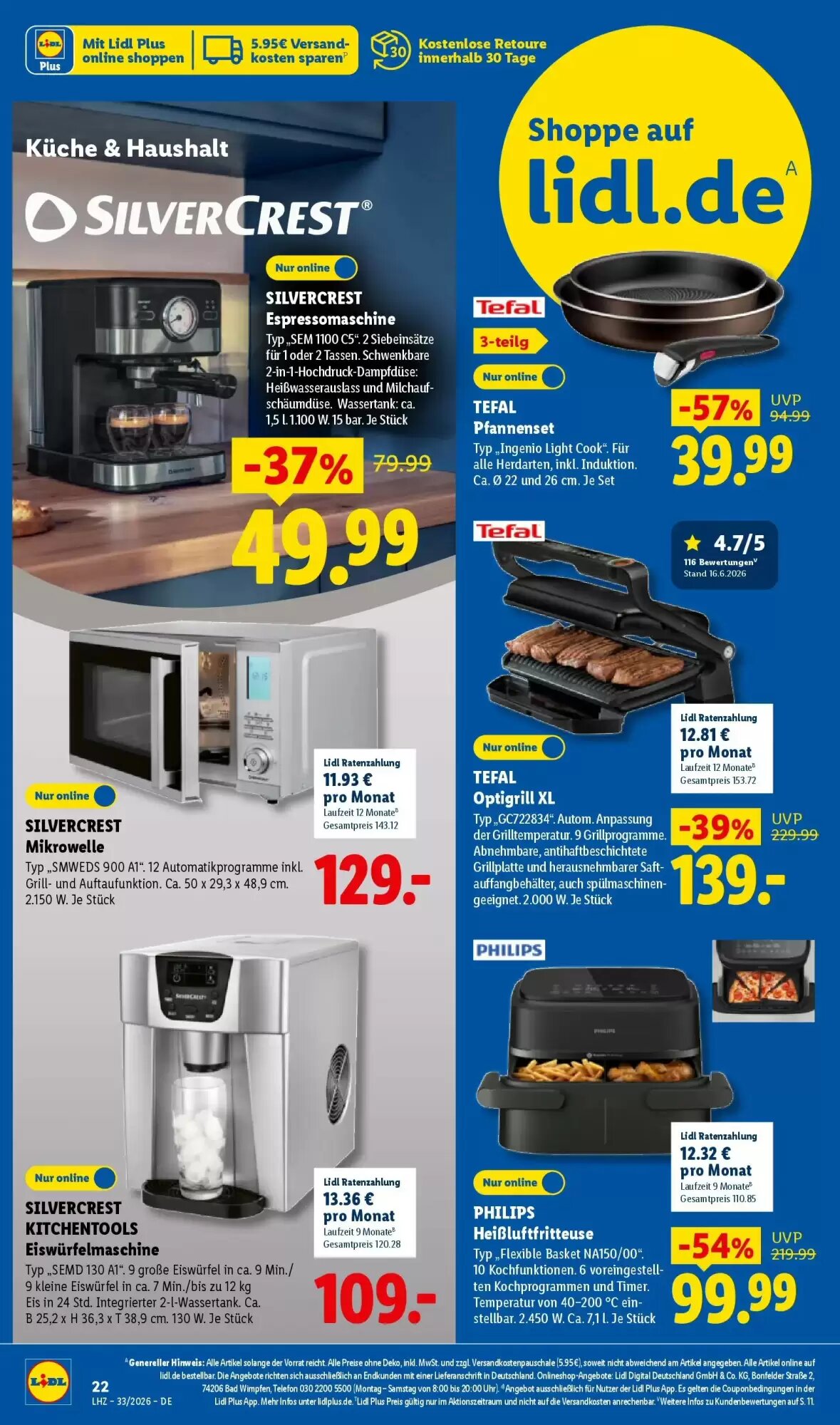 Lidl Prospekt (ab 10.08.2026) zum Blättern - Seite 44
