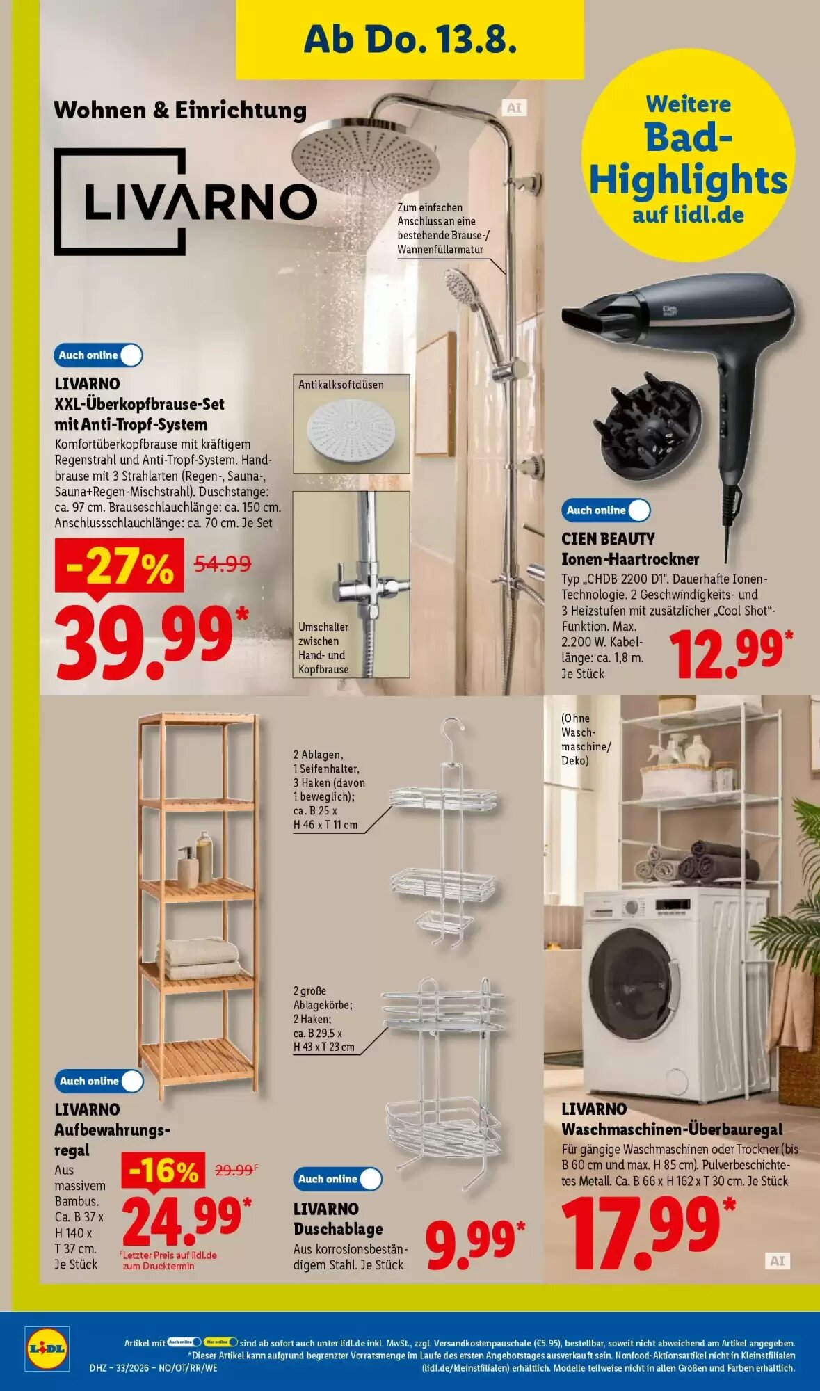 Lidl Prospekt (ab 10.08.2026) zum Blättern - Seite 52