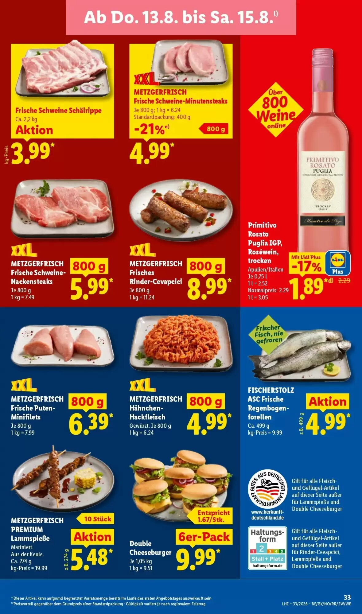 Lidl Prospekt (ab 10.08.2026) zum Blättern - Seite 61