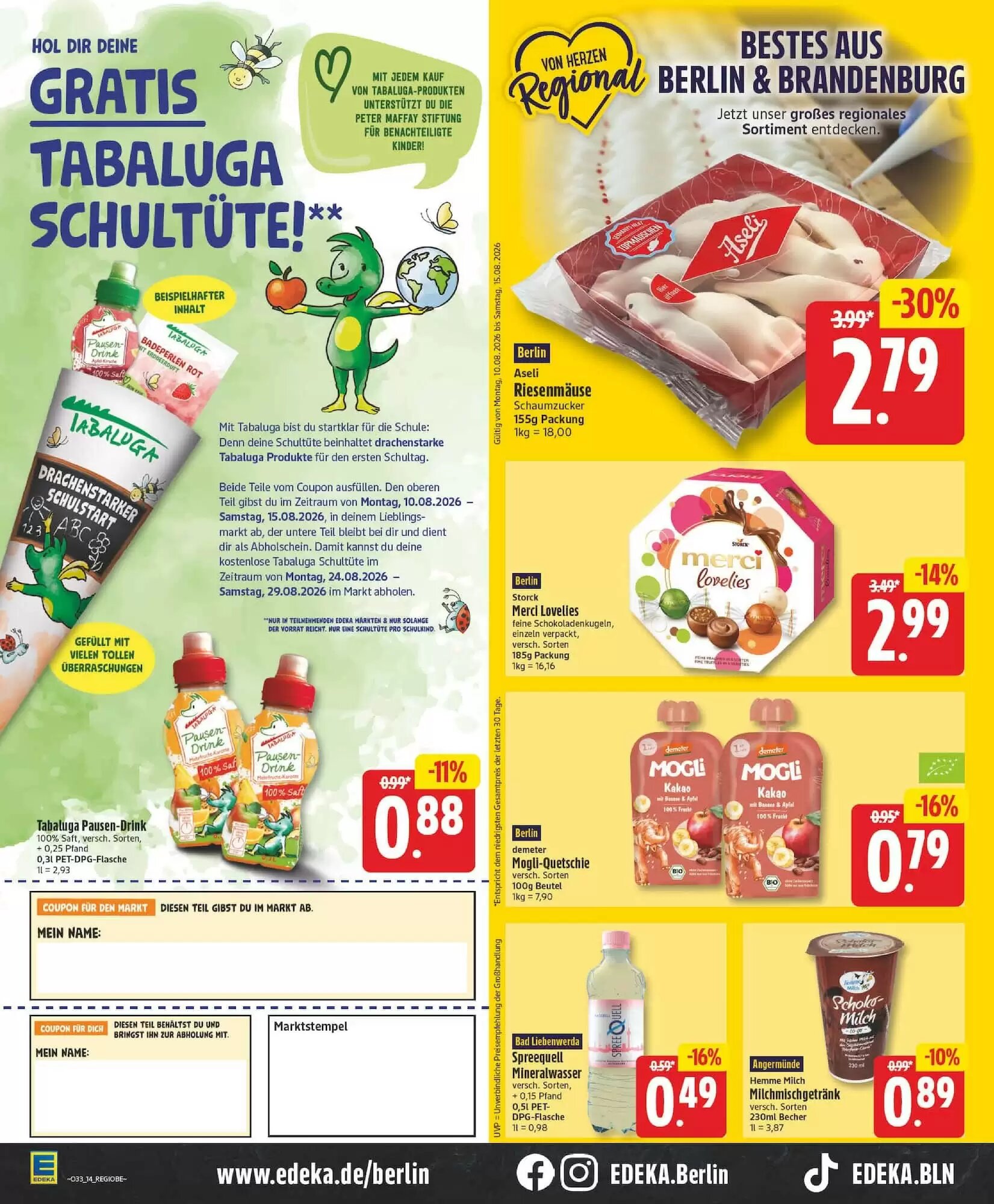 Edeka Prospekt (ab 10.08.2026) zum Blättern - Seite 14