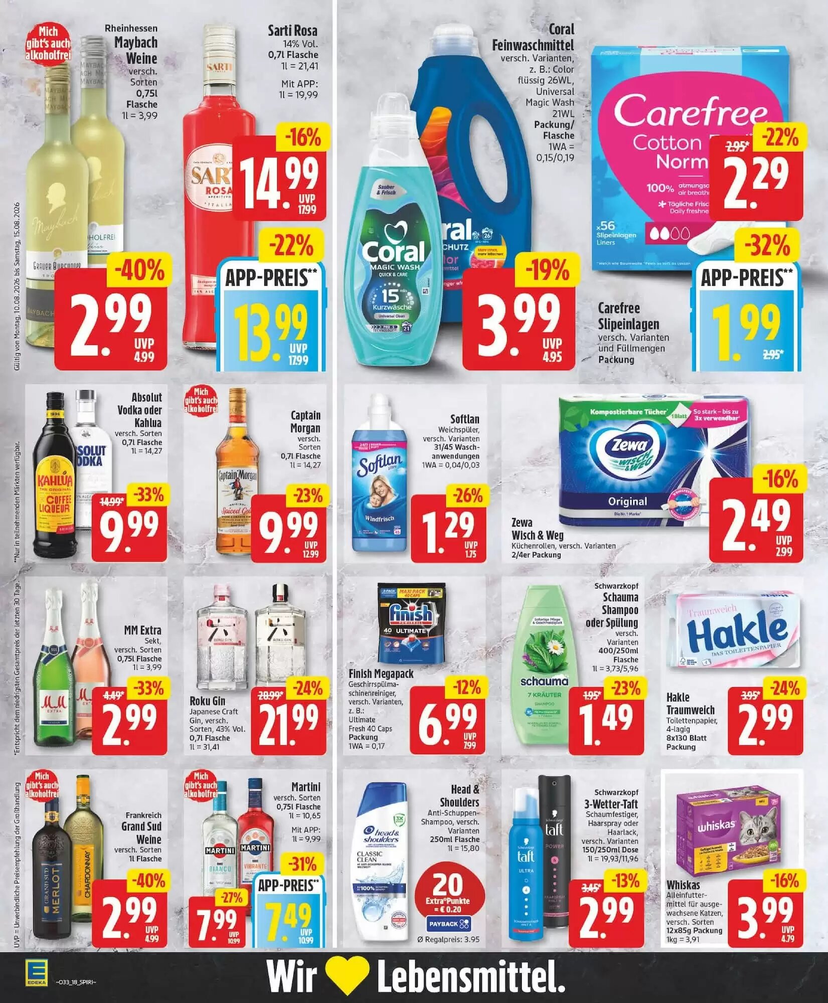 Edeka Prospekt (ab 10.08.2026) zum Blättern - Seite 18