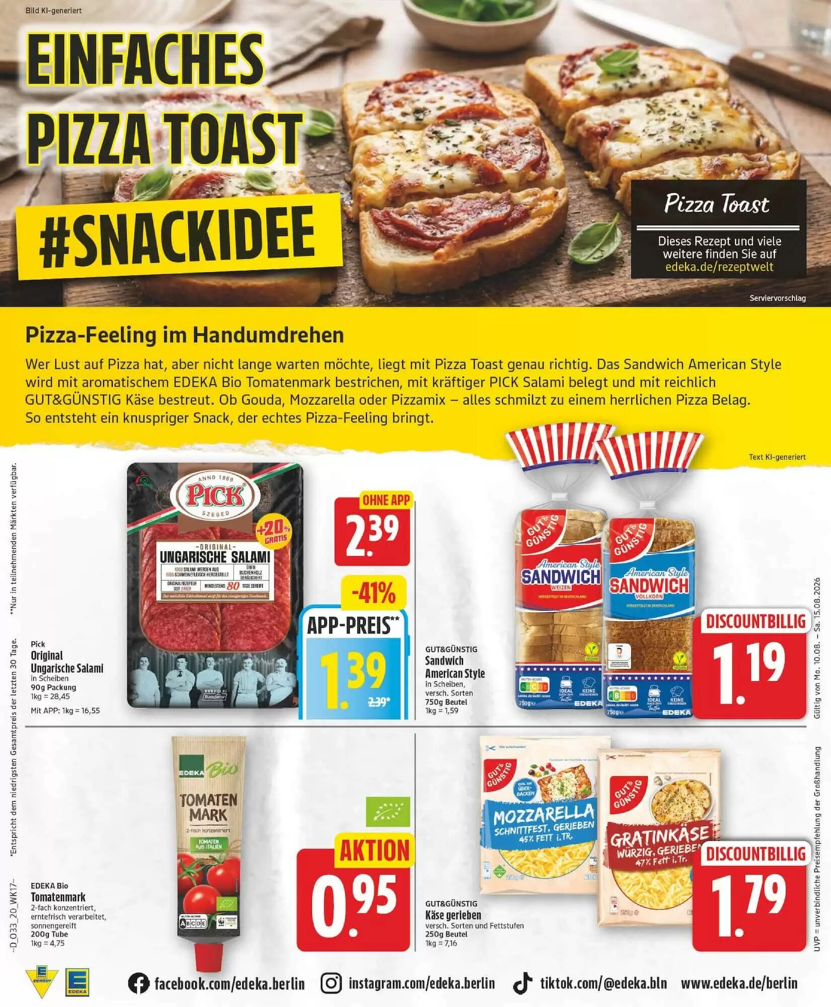 Edeka Prospekt (ab 10.08.2026) zum Blättern - Seite 20