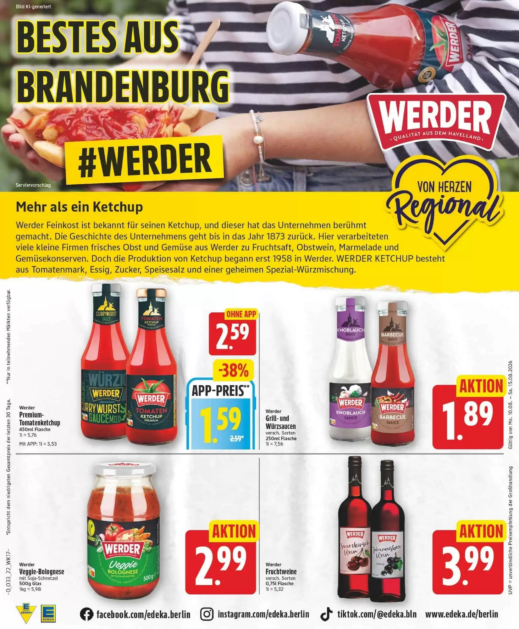 Edeka Prospekt (ab 10.08.2026) zum Blättern - Seite 22
