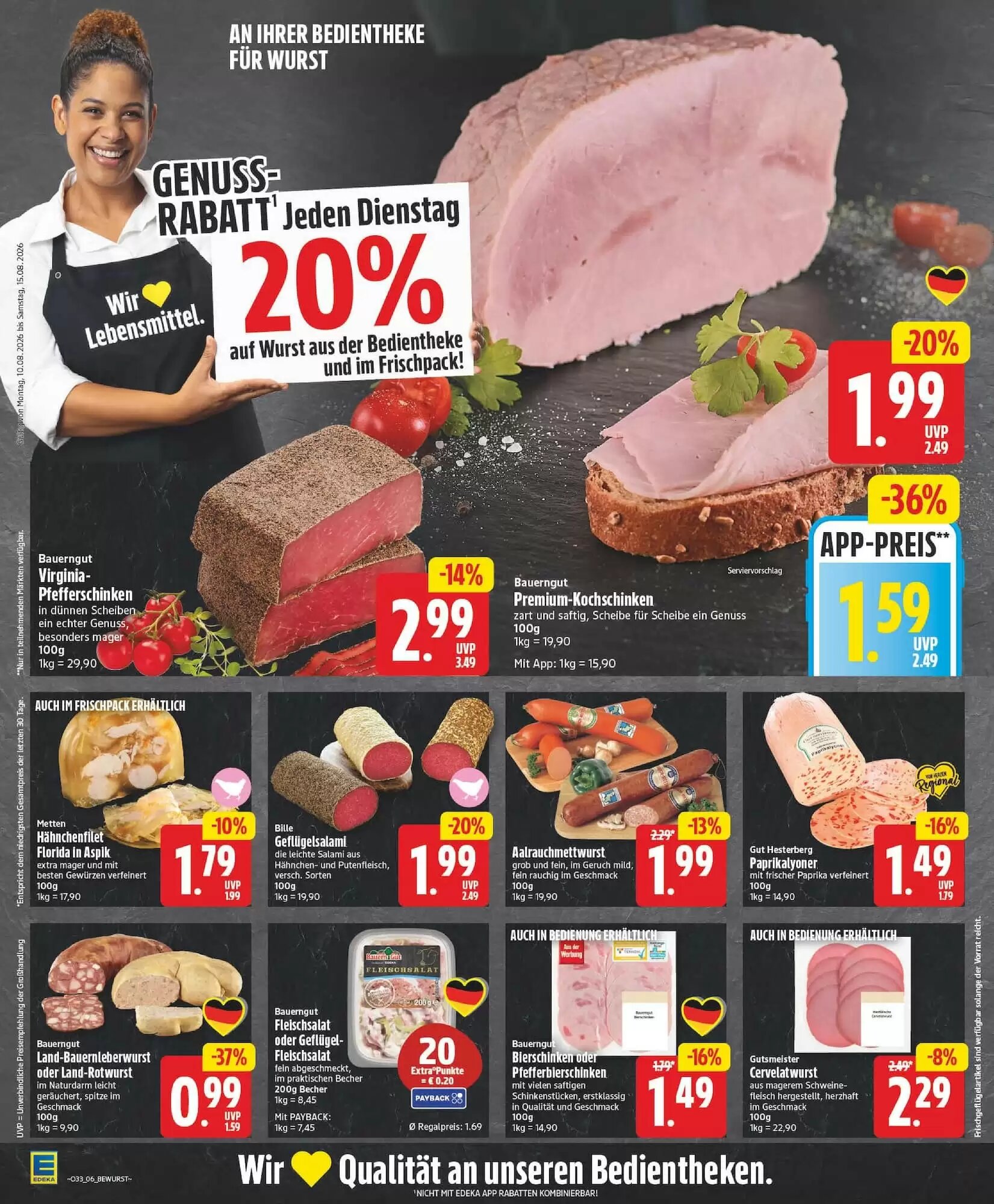 Edeka Prospekt (ab 10.08.2026) zum Blättern - Seite 6