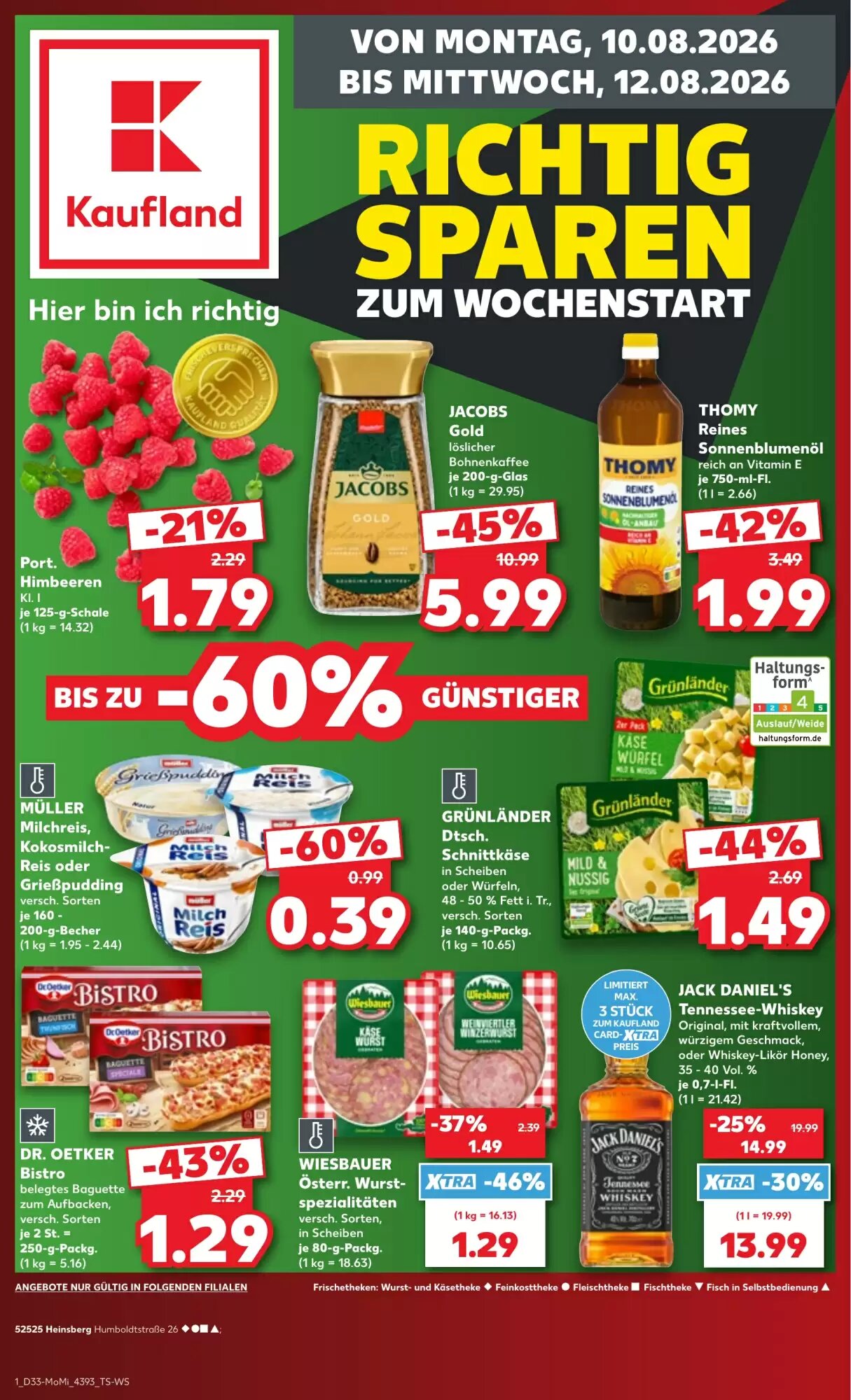 Kaufland Prospekt (ab 10.08.2026) zum Blättern - Seite 1