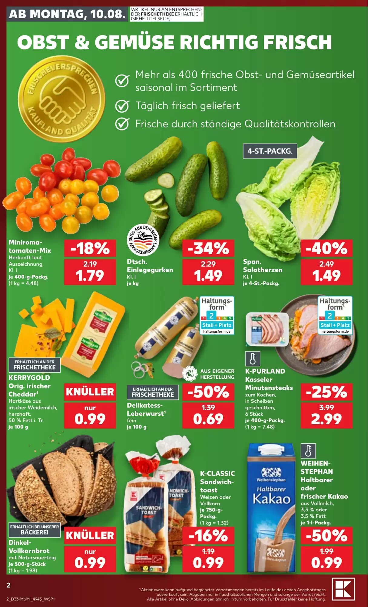 Kaufland Prospekt (ab 10.08.2026) zum Blättern - Seite 2