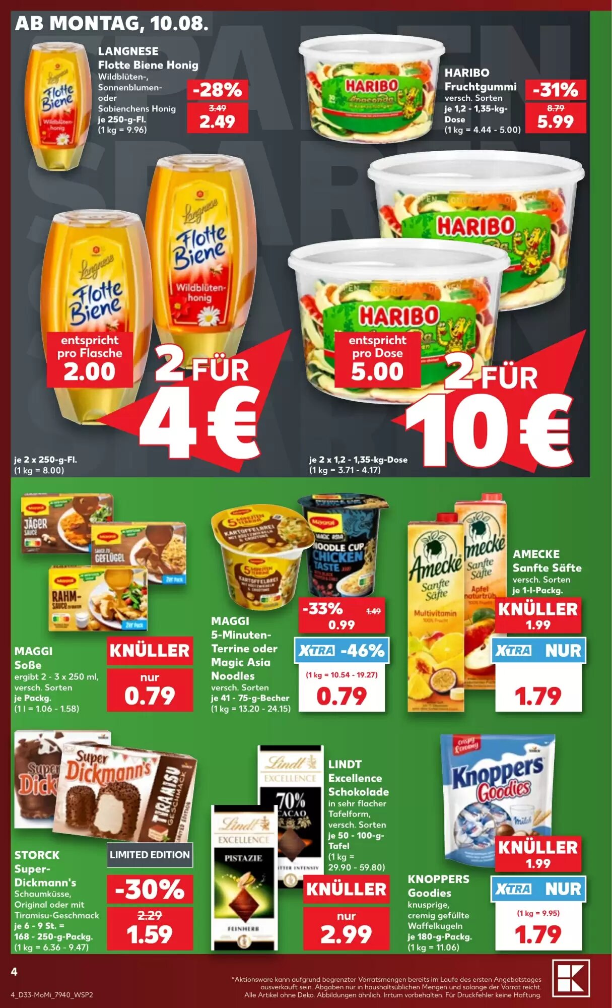 Kaufland Prospekt (ab 10.08.2026) zum Blättern - Seite 4