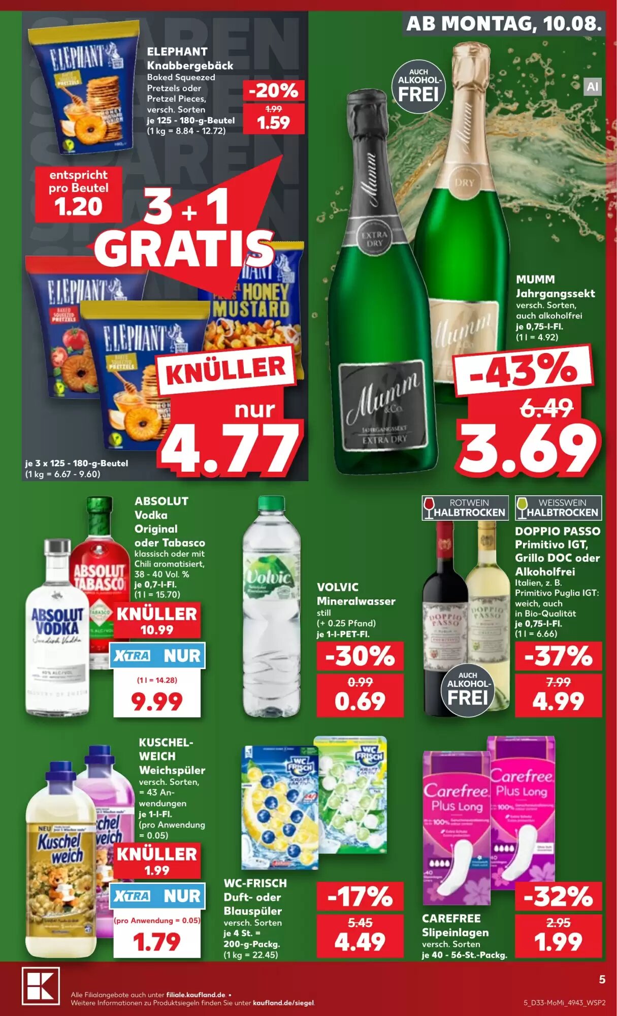 Kaufland Prospekt (ab 10.08.2026) zum Blättern - Seite 5