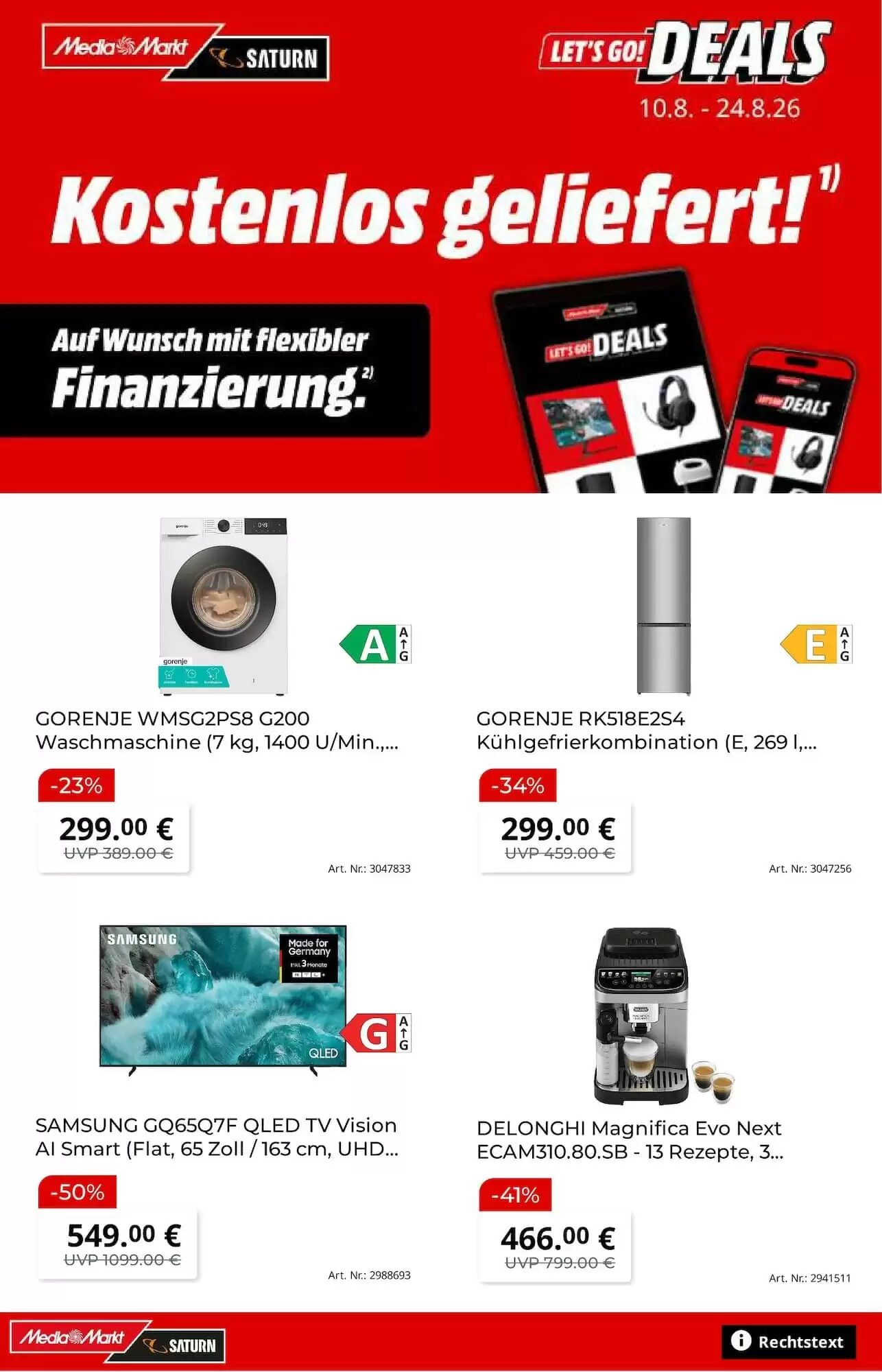 MediaMarkt Prospekt (ab 10.08.2026) zum Blättern - Seite 1